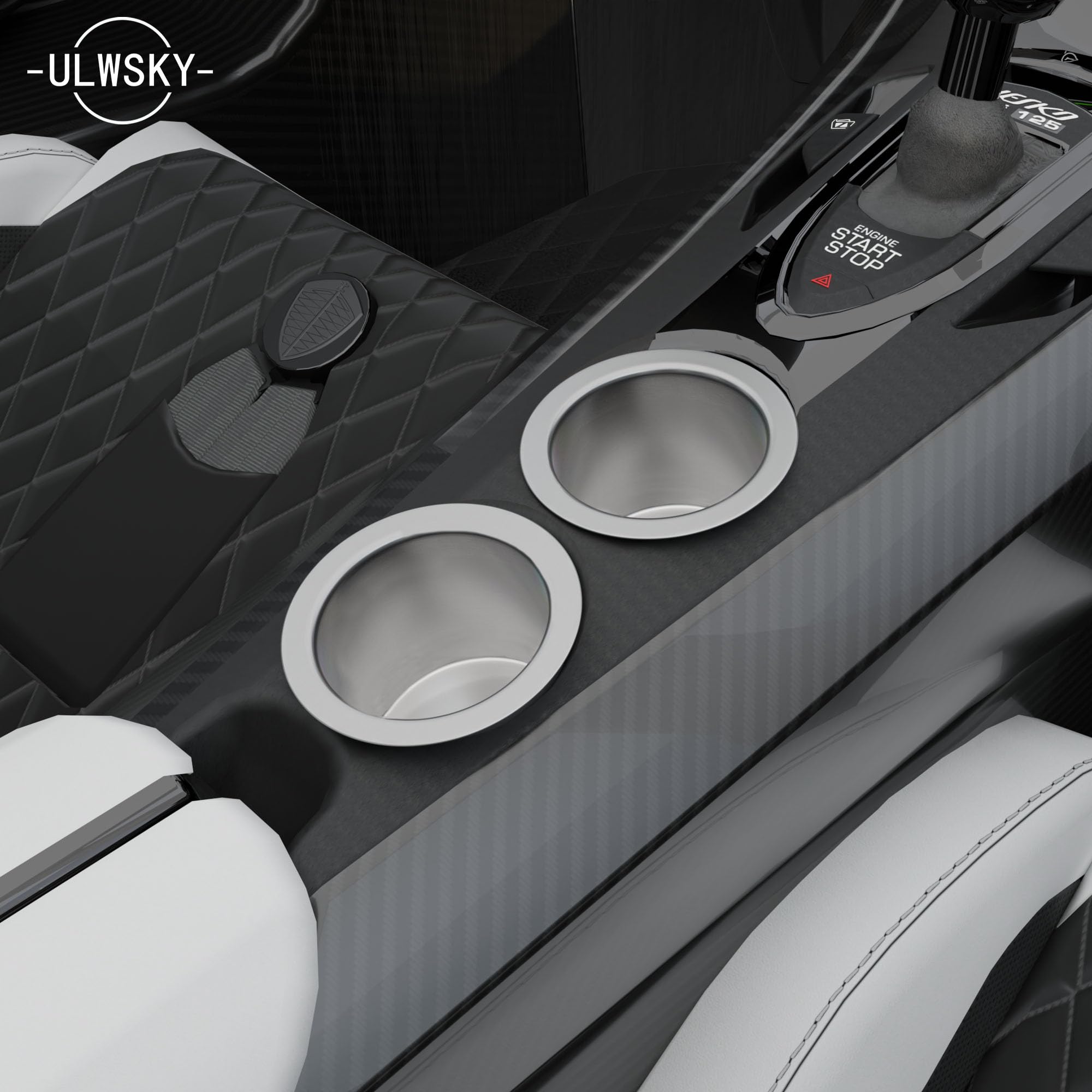 4Pcs Drop-in Cup Holder,304 Stainless Steel Automotive Cup Holders,3.3inch Silver Poker Table Drink Holder Dining Table Cinema S