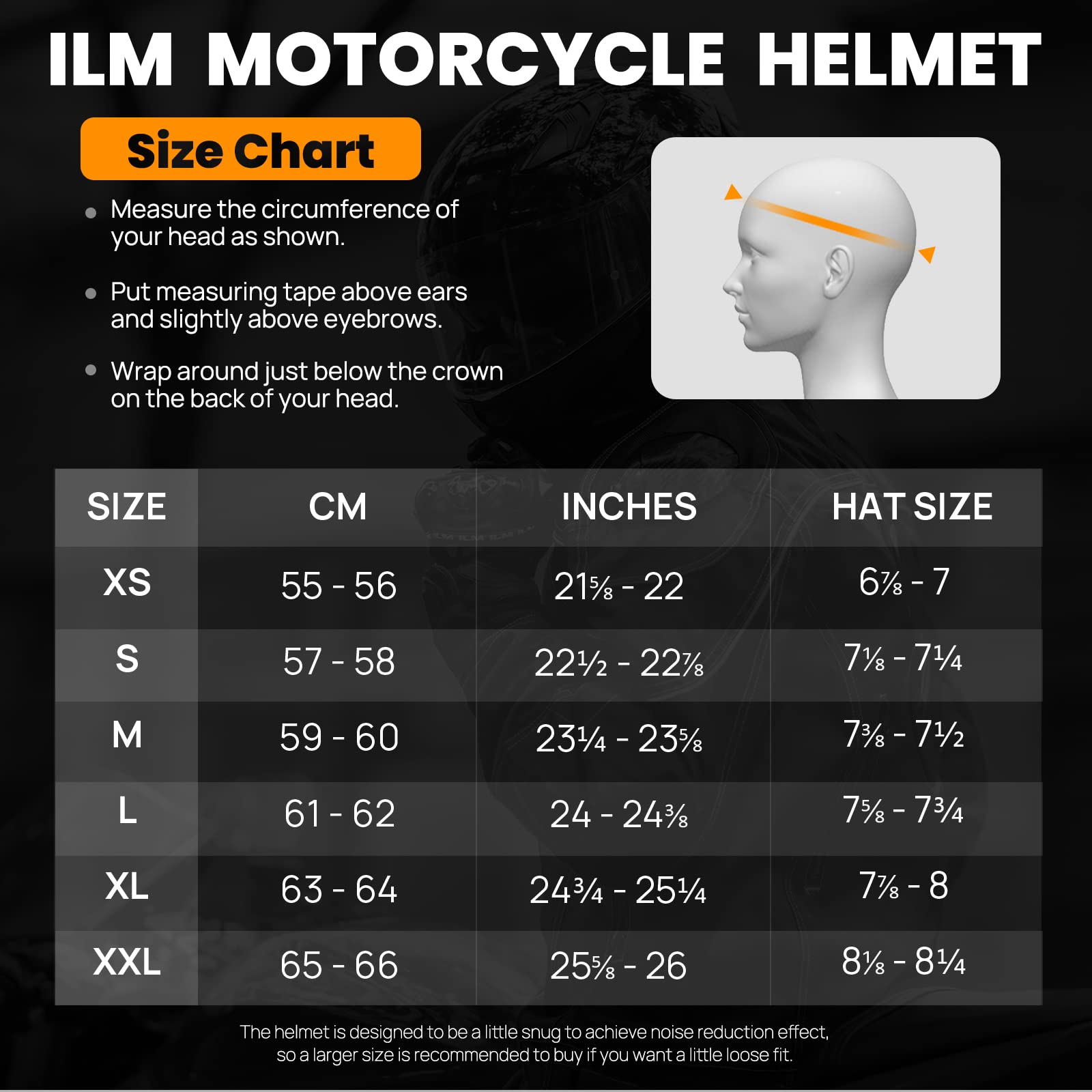 Ilm Motorcycle Snowmobile Full Face Helmet Pinlock Insert Anti-Fog Dual Visor Motocross Atv Casco For Men Women Dot Model-129 (G