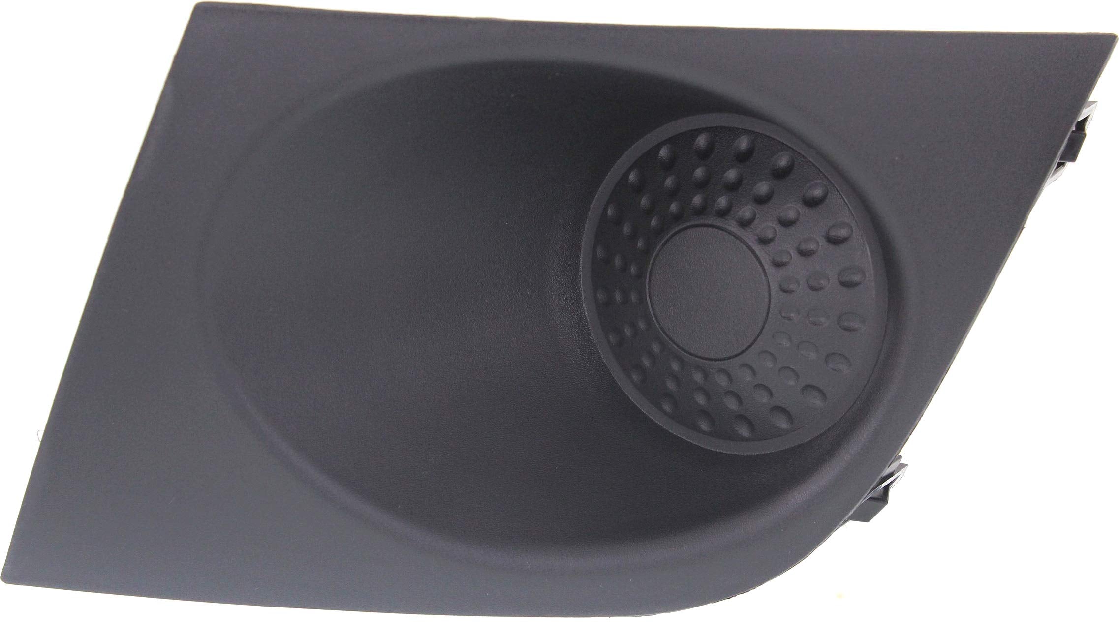 Evan Fischer Fog Light Cover Compatible with 2007-2012 Nissan Versa Black Front, Driver Side NI1038111
