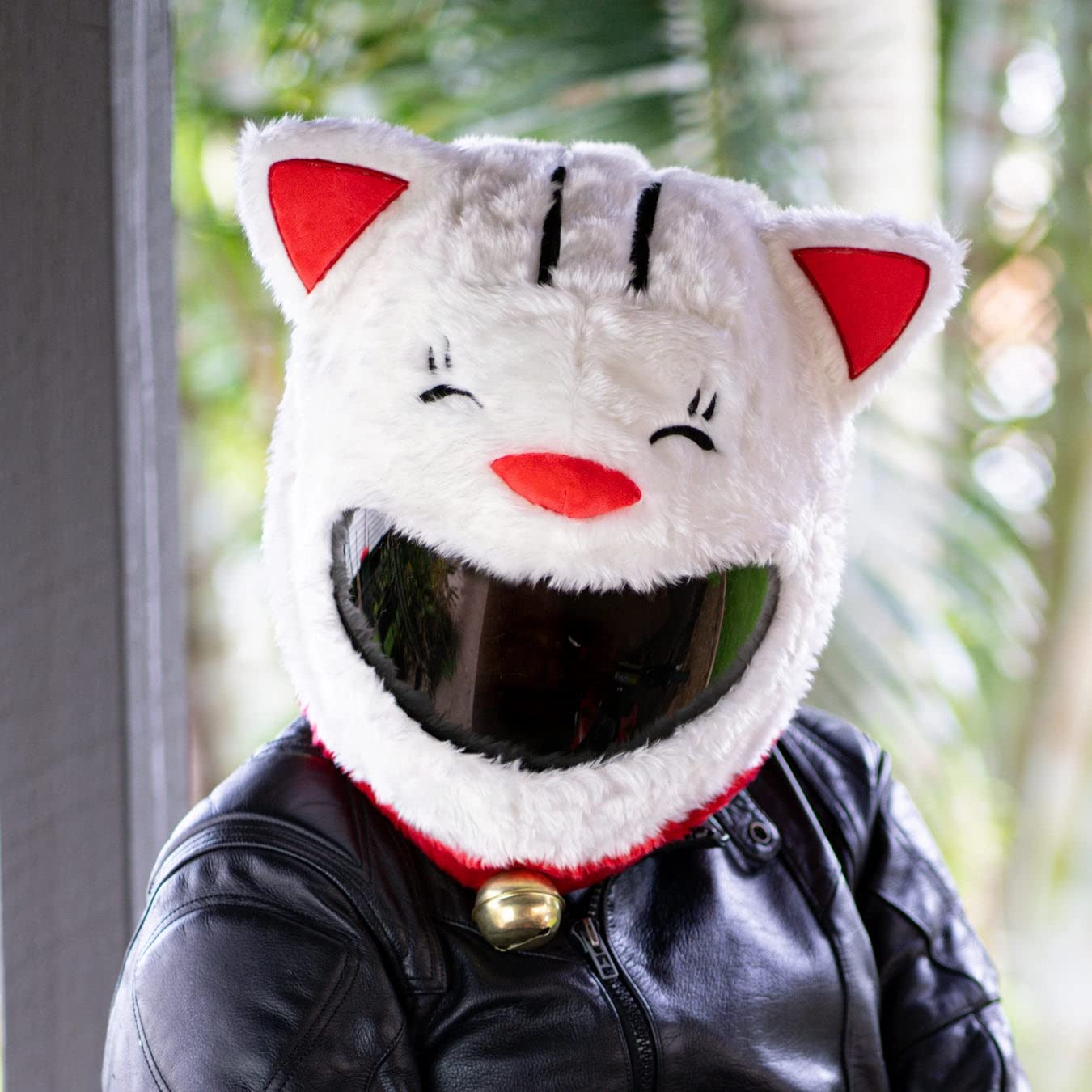 Moto Loot Helmet Cover For Motorcycle Helmet, Fun Rides And Gifts (Cover Only. Helmet Not Included) - Lucky Cat