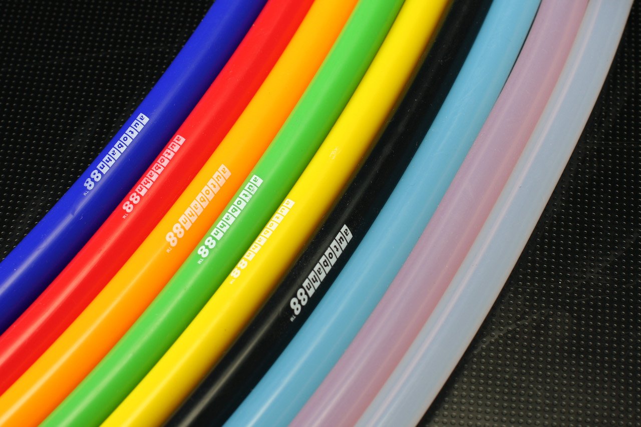 Autobahn88 High Performance Silicone Vacuum Hose, Id=0.24'' (6Mm), Od=0.47'' (12Mm), 10 Feet (3 Meter), Yellow