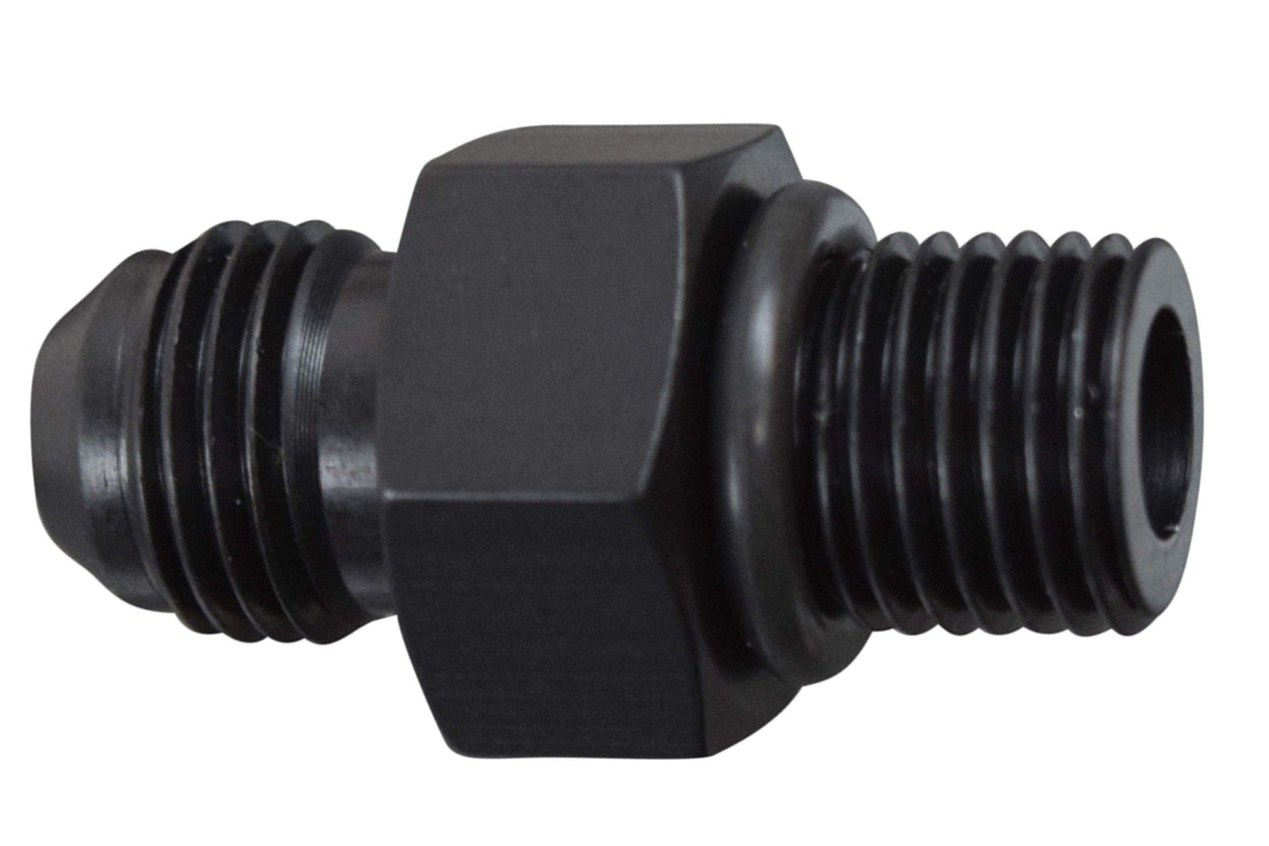 Ict Billet Transmission Adapter Fitting -6An Flare Black 6 An Th400 Th350 4L60E 4L80E 700R4 Ls1 Lm7 Lr4 Lq4 Ls6 L59 Lq9 Lm4 L33 Ls2 Lh6 L92 L76 Ly2 Ly5 Ly6 Ls3 F06Anps14