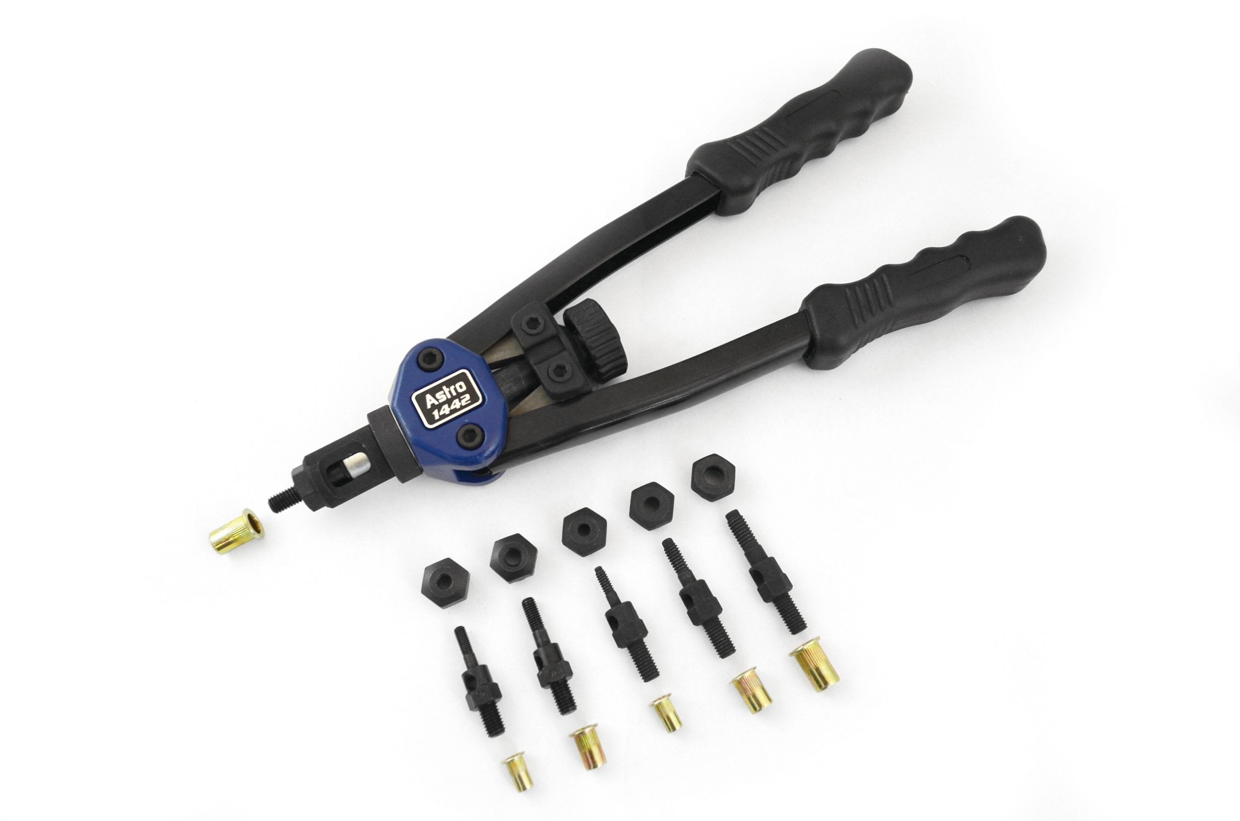 Hand Rivet Tool 1442 13'' Threaded Riv-Nut Riveter Gun Heavy Duty Ergonomic Metal