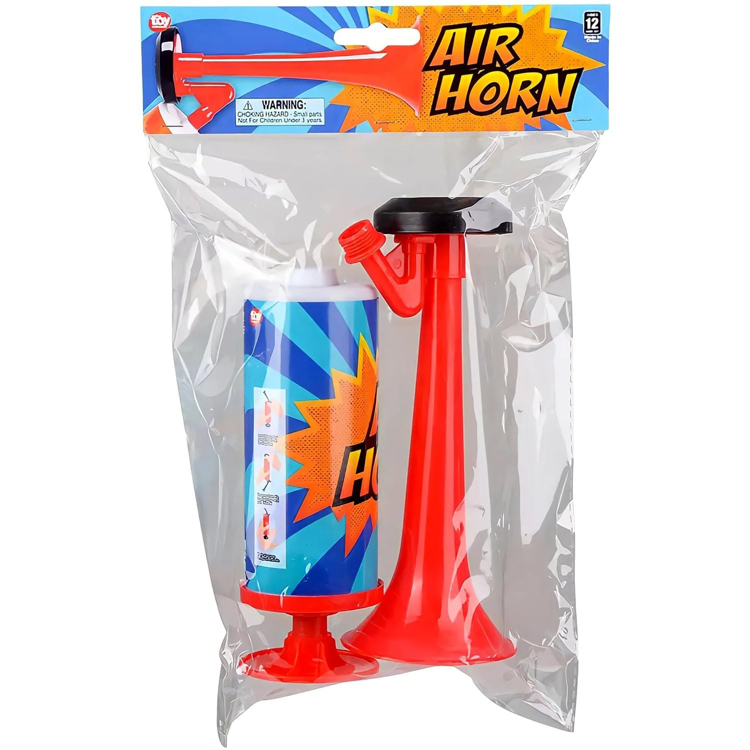 Super Blast Hand Pump Air Horn - Never Runs Out