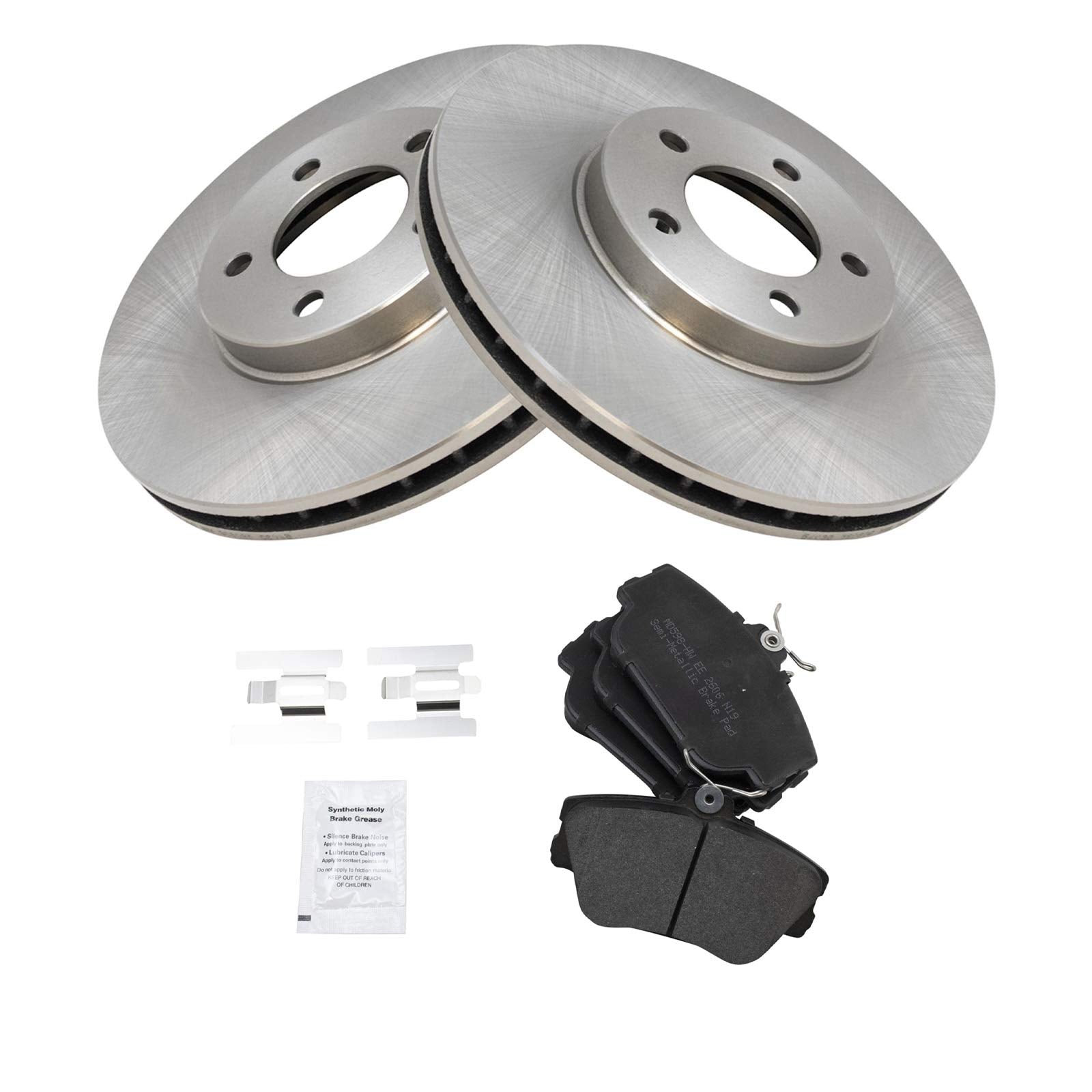 Trq Front Metallic Brake Pad & Rotors Kit Set For Taurus Sable Thunderbird