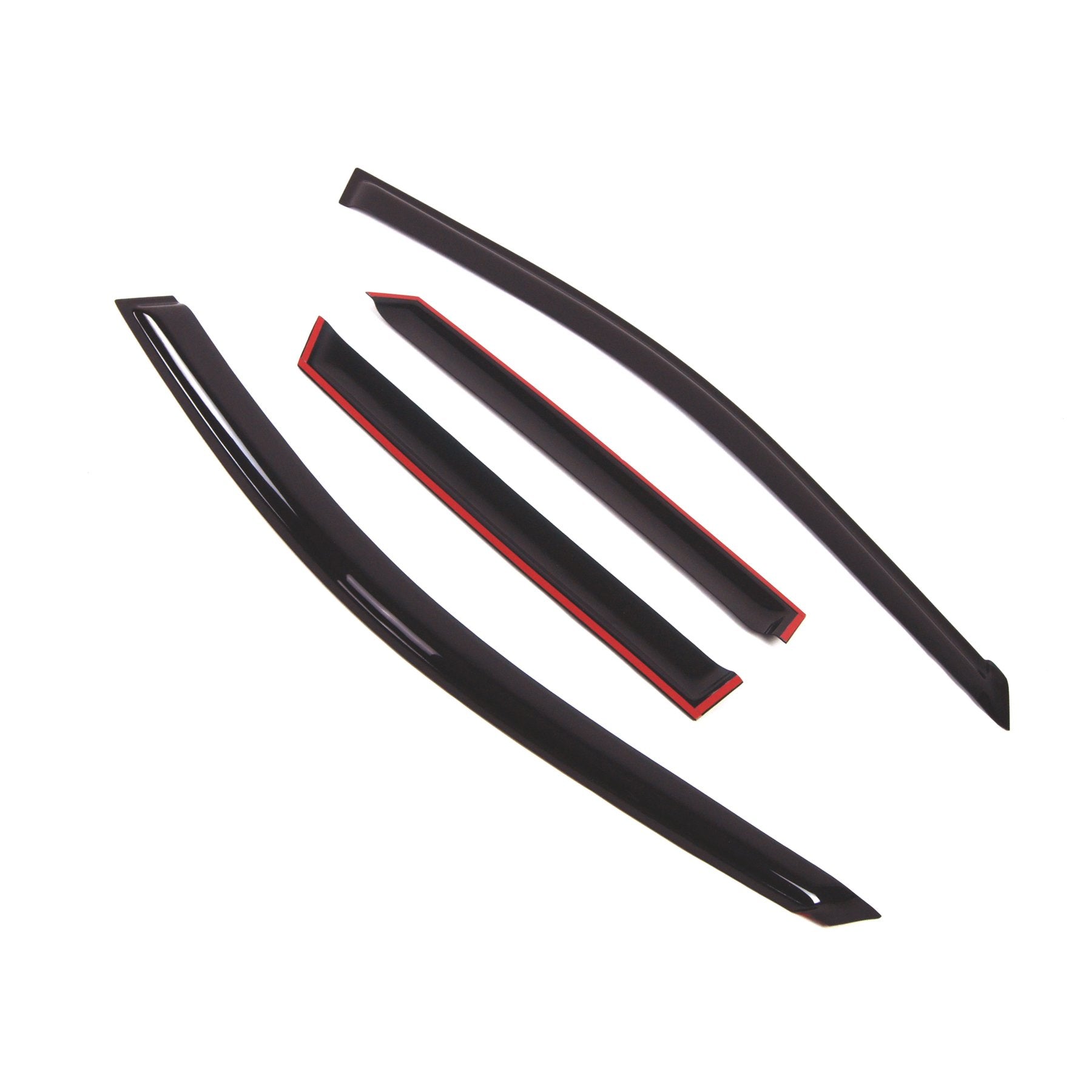 Tuningpros Outside Mount Window Vent Visors Rain Guards Compatible With Nissan Murano 2003-2007 | Side Window Wind Deflectors Ra