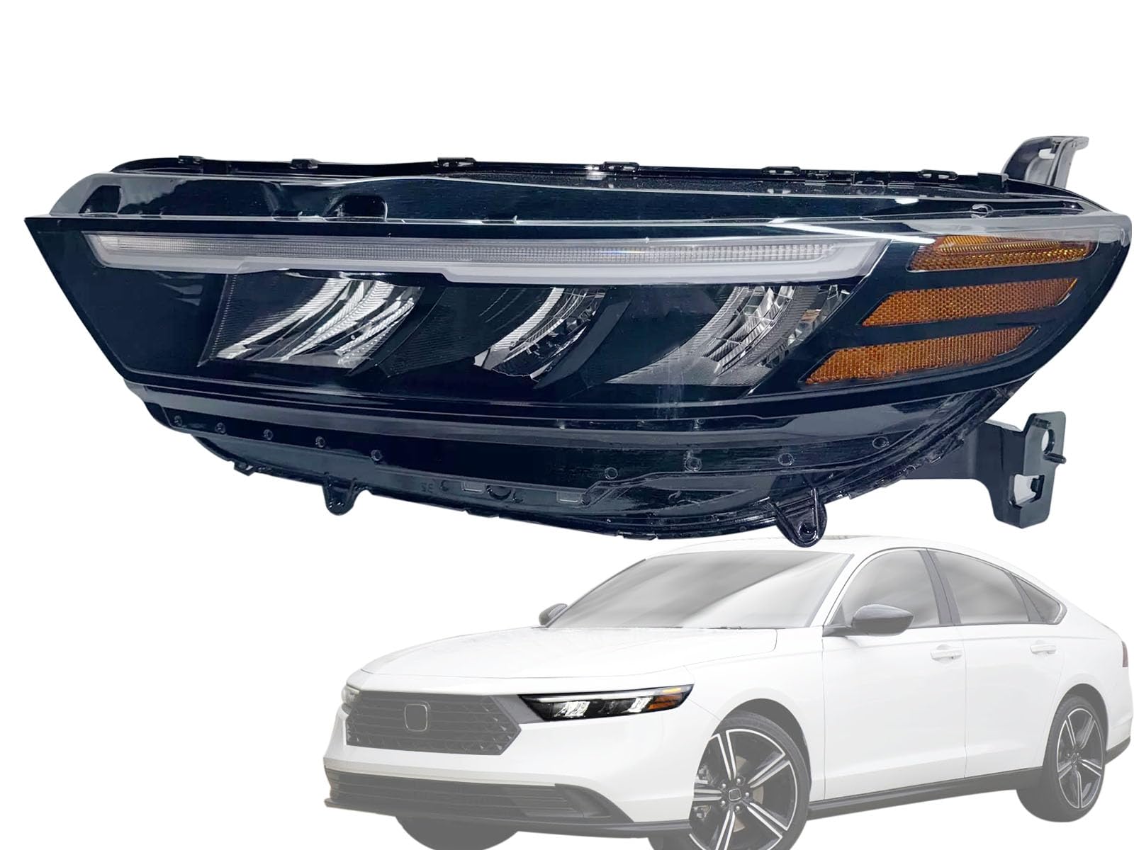 KAP Replacement for All LED Head Lamp 2023 2024 Accord Sedan Driver Left Side 3315030AA01 HO2502213