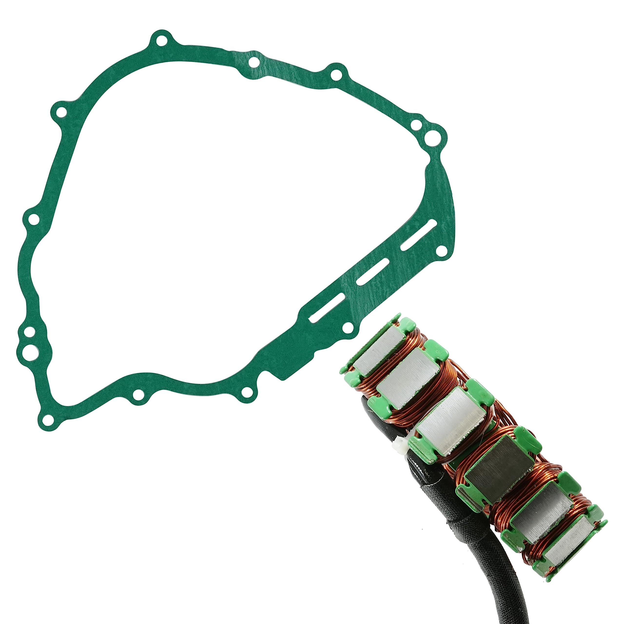 Caltric Stator and Gasket Compatible with Yamaha Rhino 700 2008-2013 Viking 700 2014-2018 5B4-81410-00-00, 1XD-81410-00-00, 3B4-