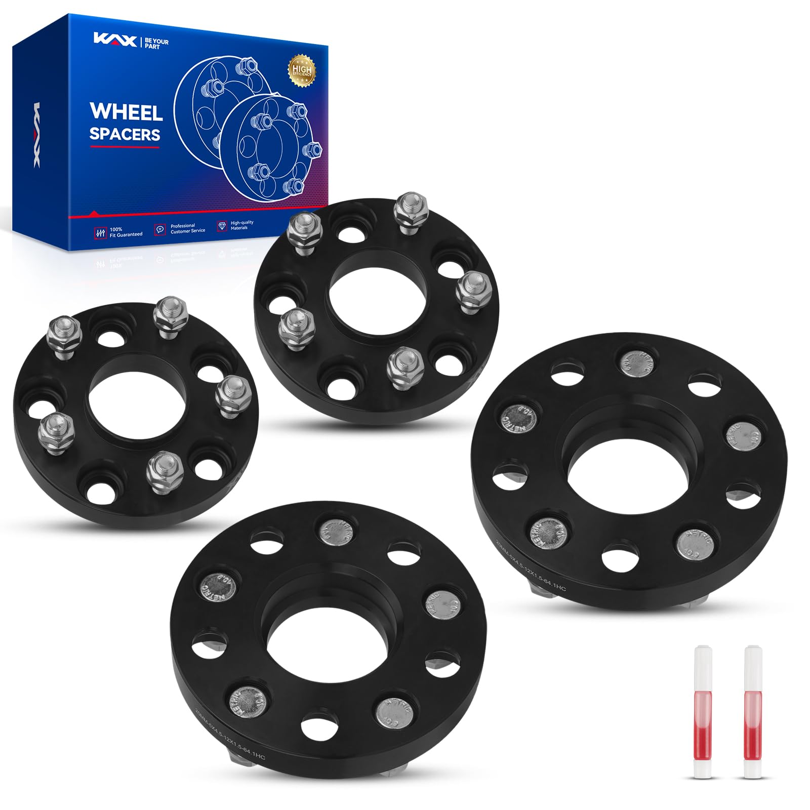 Kax 5X4.5 Wheel Spacers,20Mm 5 Lug Hub Centric Wheel Spacers Fit For Accord, Civic, Cr-V, Pilot, Odyssey, Element, Tsx, Tl, Rdx,