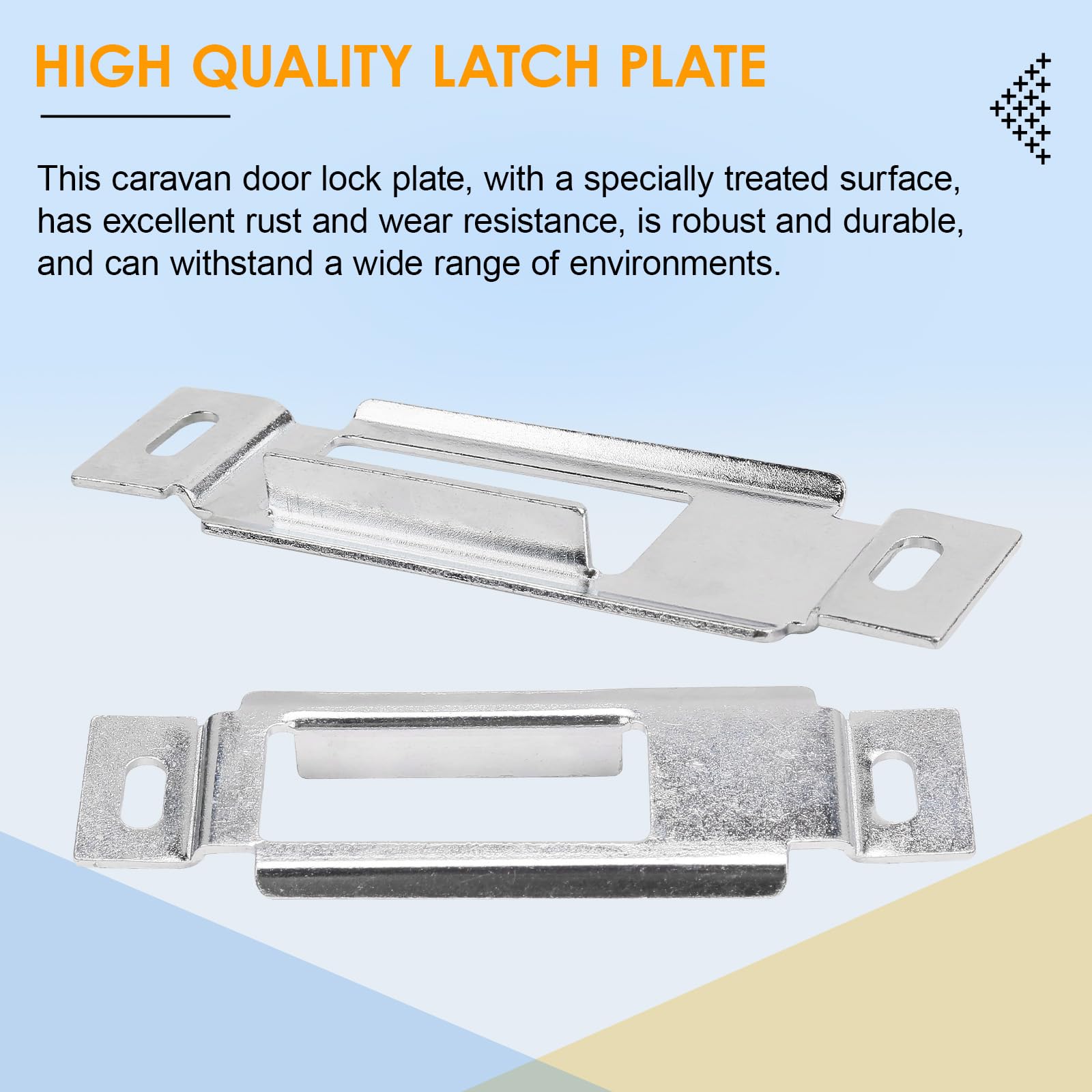 EAORBD RV Baggage Door Strike Plate, 314301 RV Door Latch Plate RV Luggage Door for Rv Door Latch Strike Plate, for 5Th Wheels,