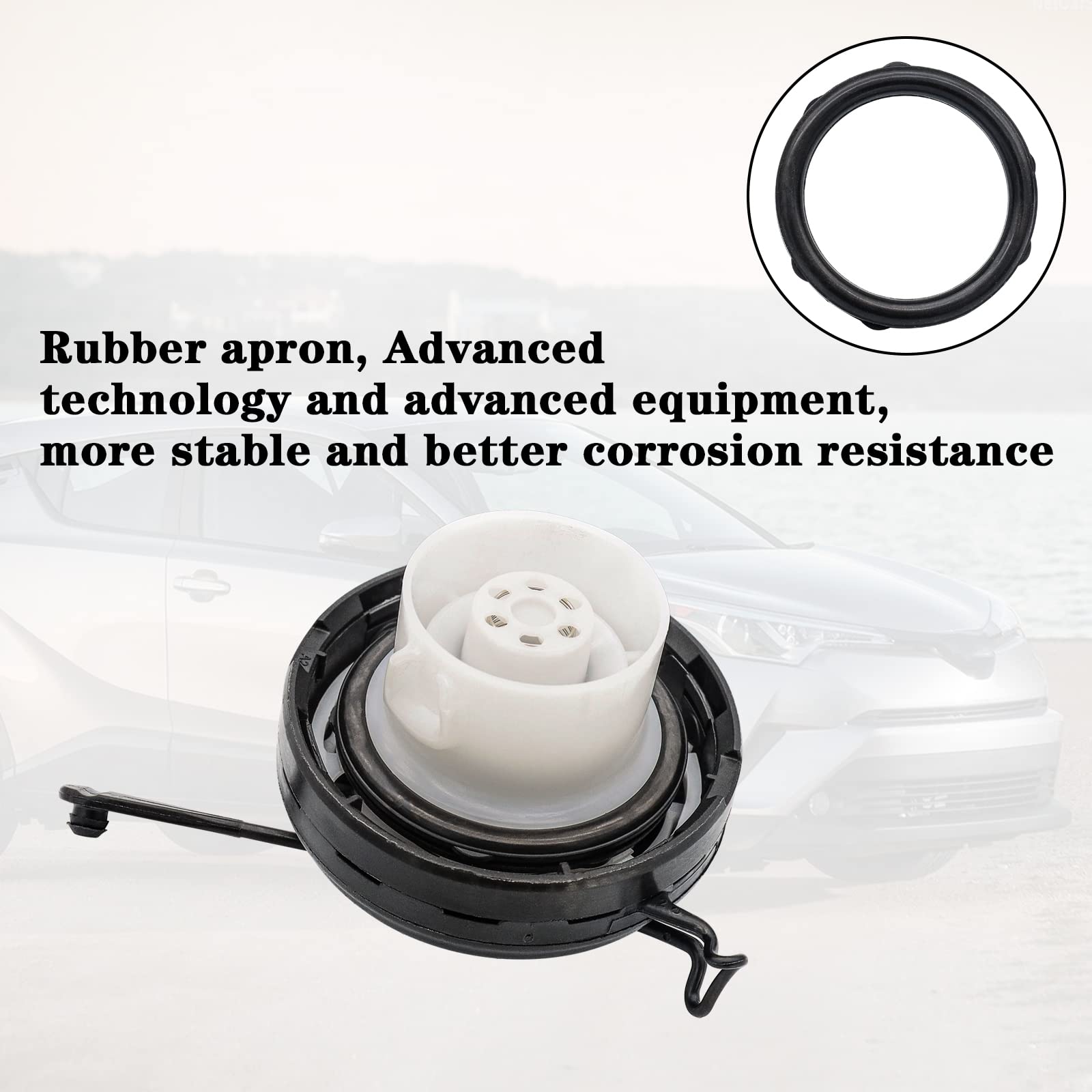 Replace Gas Cap And Fuel Cap 77300-33070 7730033070 Compatible With Toyota-4Runner, Avalon, Camry, Corolla, Highlander, Matrix, Sequoia, Sienna, Solara, Tacoma, Tundra, Gx470, Es300, Etc.
