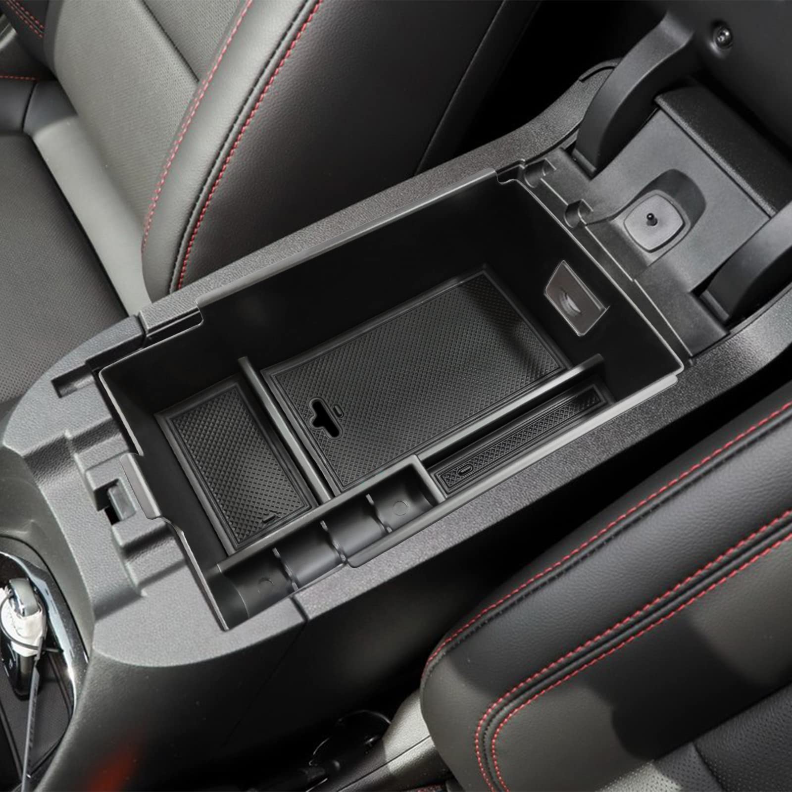 EDBETOS Center Console Organizer Compatible with Chevy Equinox Accessories 2018 2019 2020 2021 2022 2023 2024 Insert Tray Interi