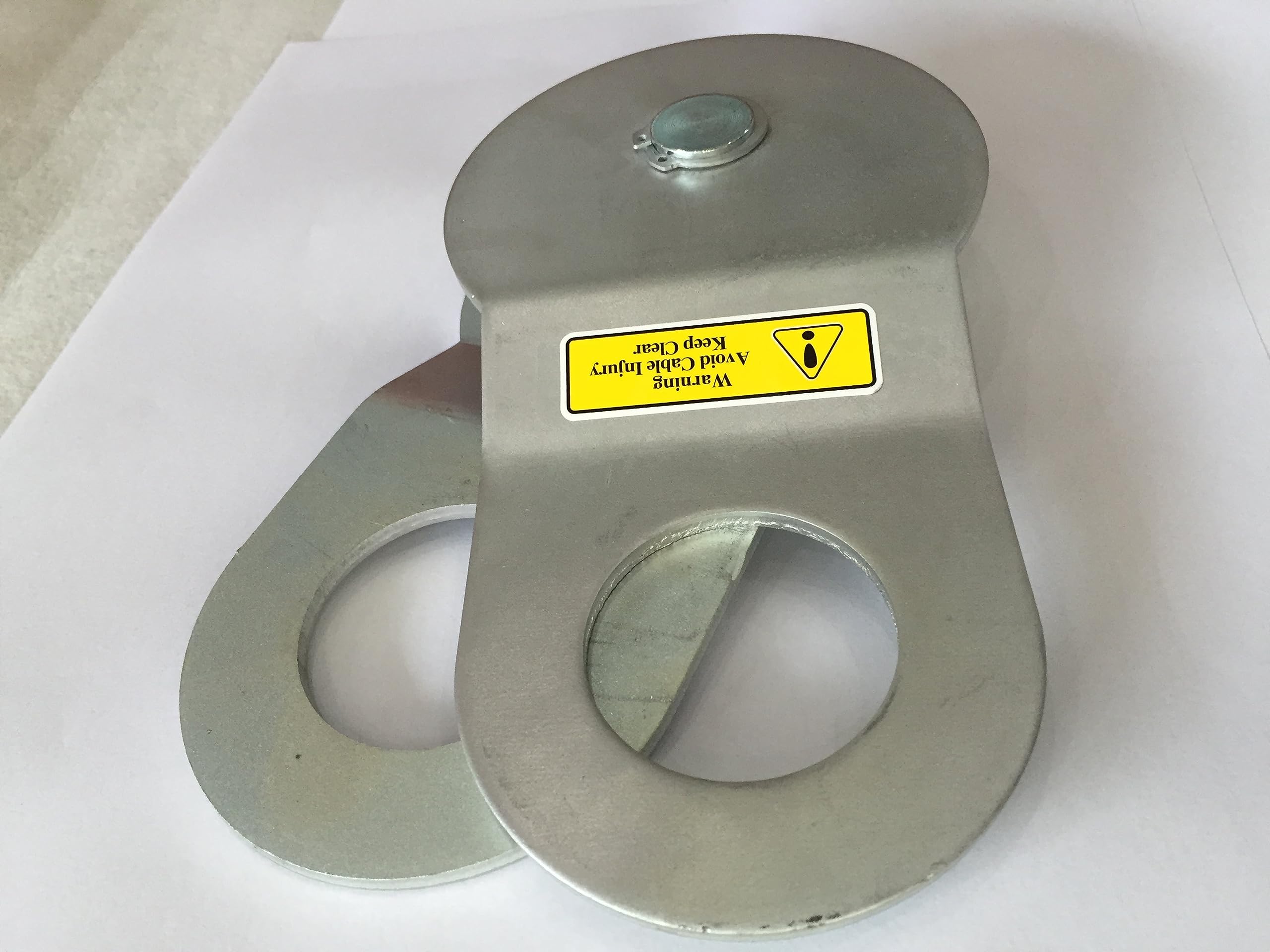TrailFX WA040 Winch Snatch Block 17,600 lb Max Capacity Zinc Plated Steel Grease Port Compatible with TrailFX WA08B W10B W12B WS