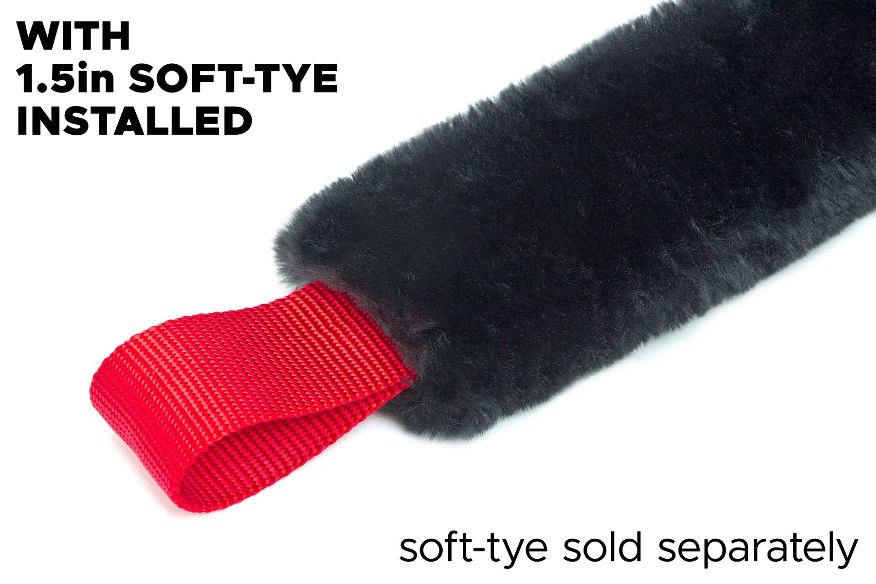 Powertye Sheeptex Synthetic Sheepskin Plush Soft-Tye Covers - 4-Pack
