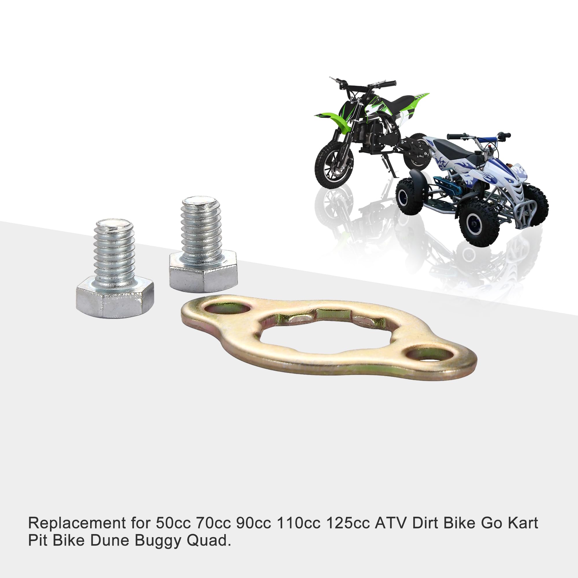 Goofit 20Mm Engine Sprocket Retainer Plate Sets For 50Cc 70Cc 90Cc 110Cc 125Cc 150Cc Horizontal Engine Atv Dirt Bike Go Kart