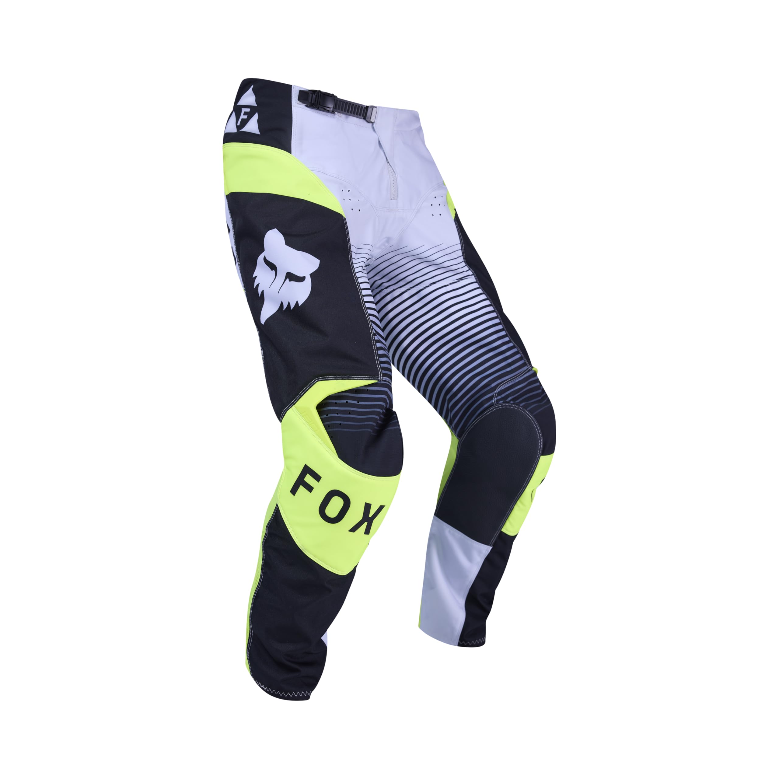Fox Racing Mens 180 Motocross Dirt Bike Pant, Grey/Yellow, 36