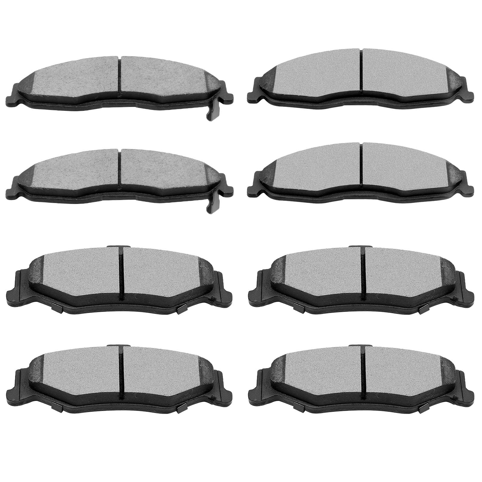 Ceramic Brake Pads Kits,Scitoo 8Pcs Disc Brakes Pads Set Fit For 1998-2002 For Chevy Camaro, 1998-2002 For Pontiac Firebird