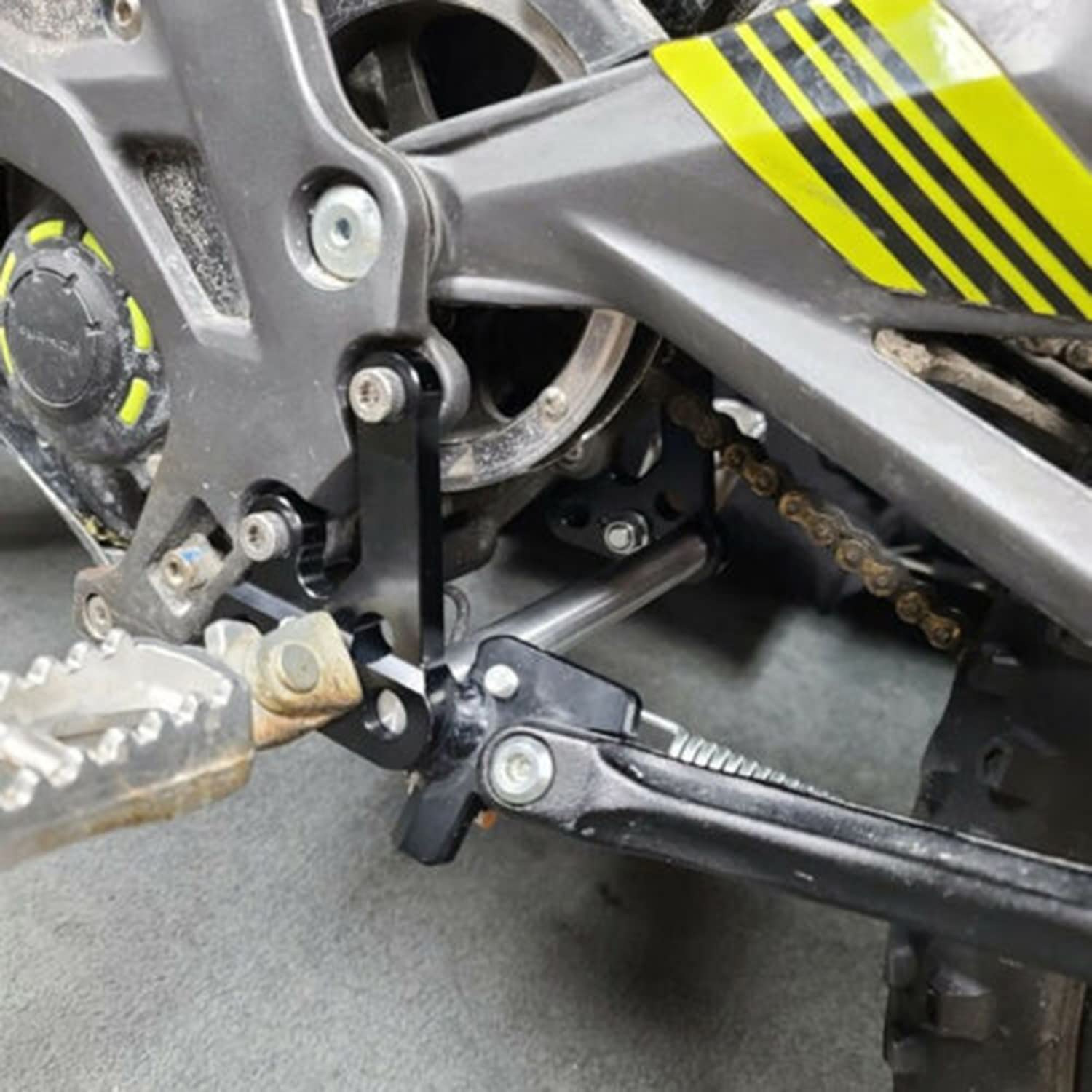 Motorcycle Footbracket Sur Ron Foot Pegs Bracket CNC Billet T6-6061 Aluminum Dirt Bike Foot Rest Bracket For Light Bee Sur-Ron X