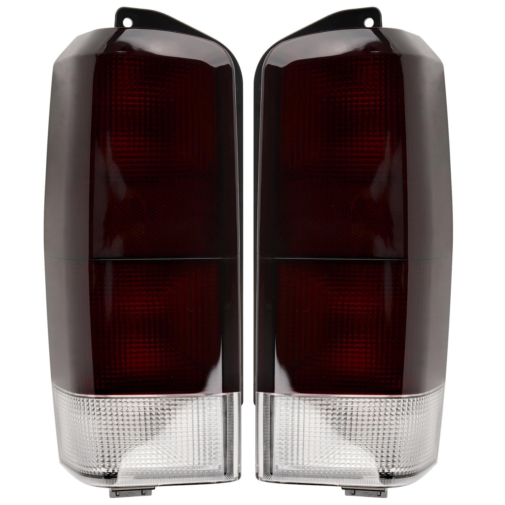 Jiacheng Rear Tail Lamp Housing CH2800128 4897399AA, Rear Brake Tail Light Lens and Housing Compatible with 1997-2001 Jeep Chero