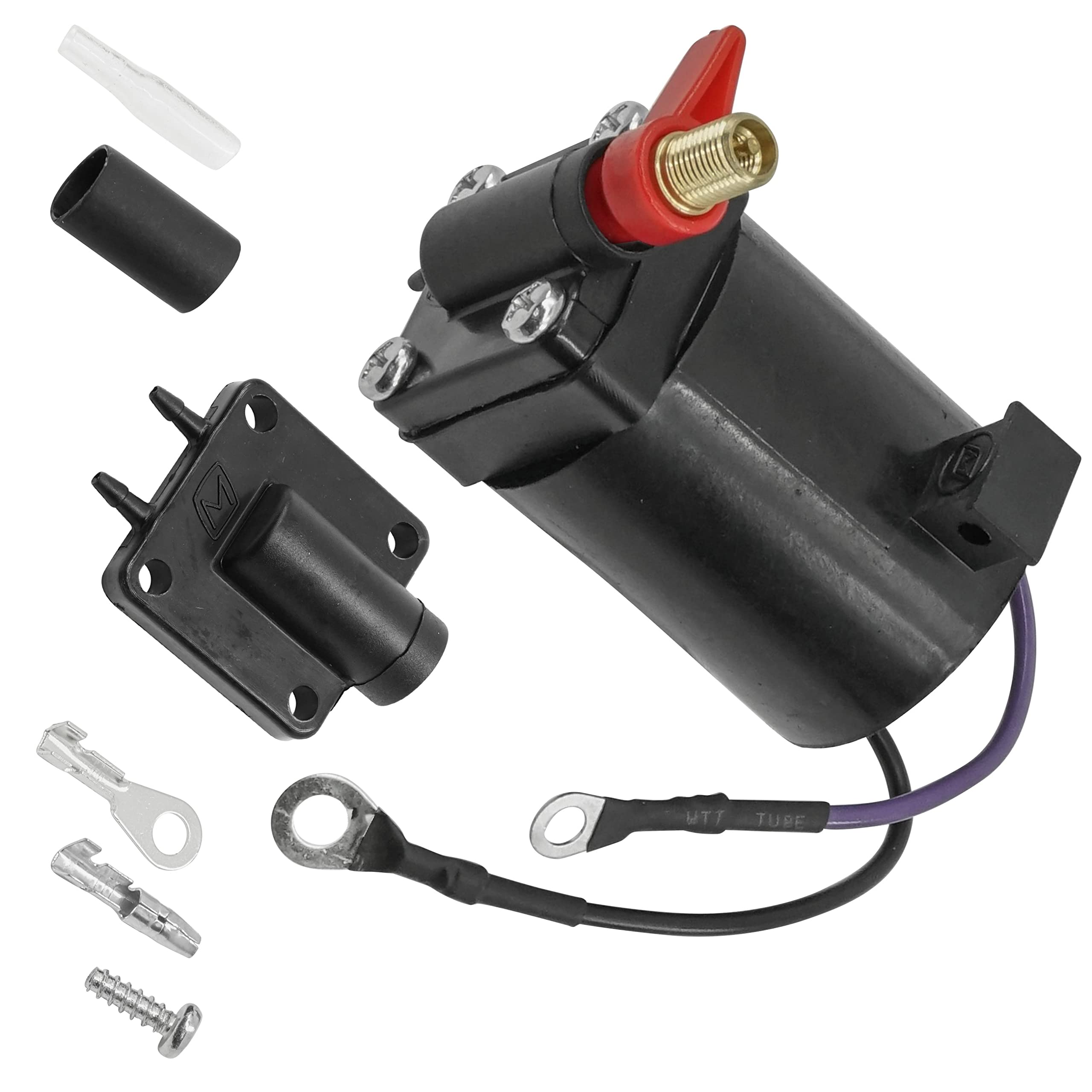 Caltric Fuel Primer Choke Solenoid for Johnson/Evinrude OMC 5007356, 437233, 437238, 43762, 434326, 397909,
