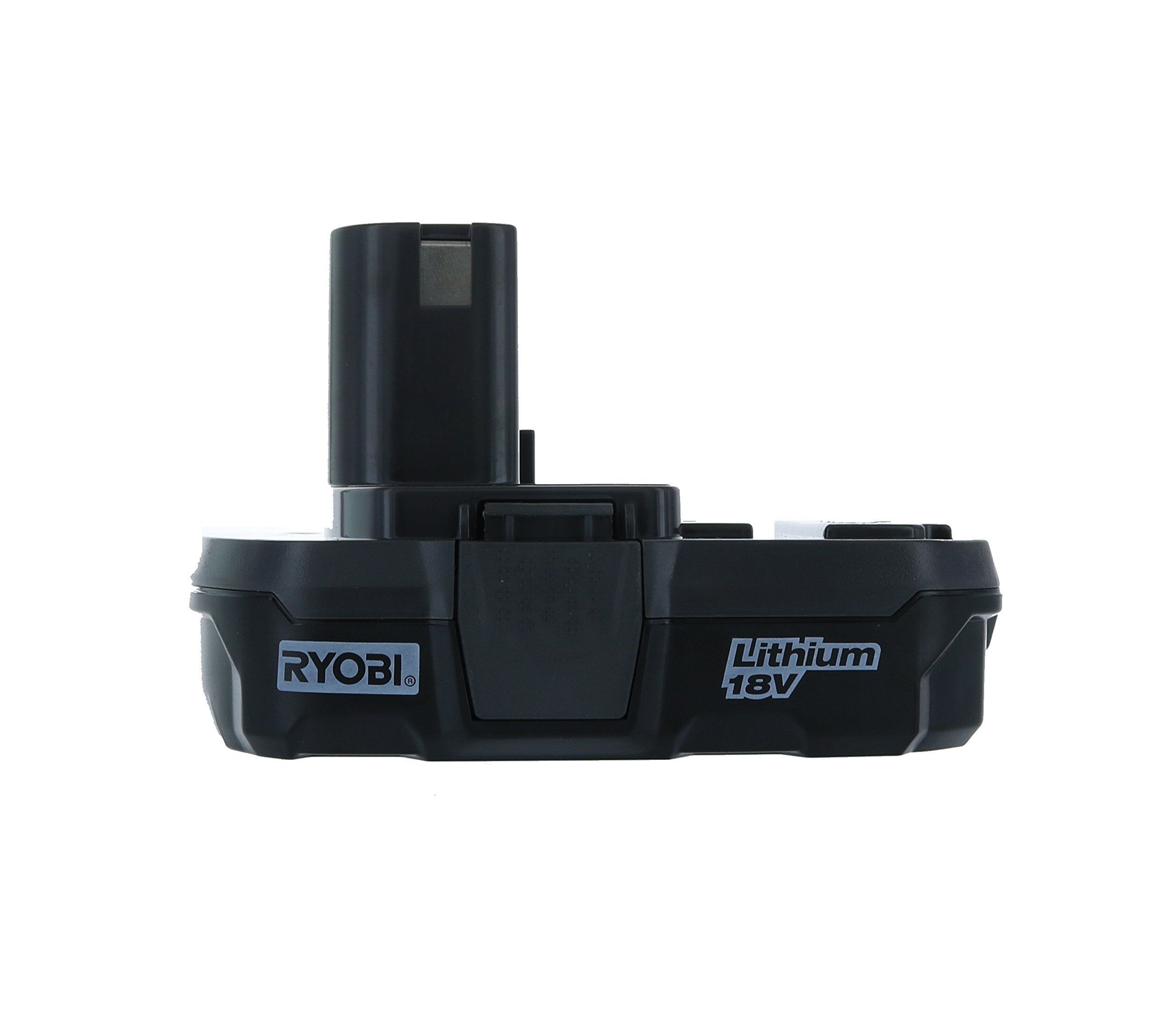Ryobi P102 18V One+ Compact Lithium Ion Battery, 2 Pack