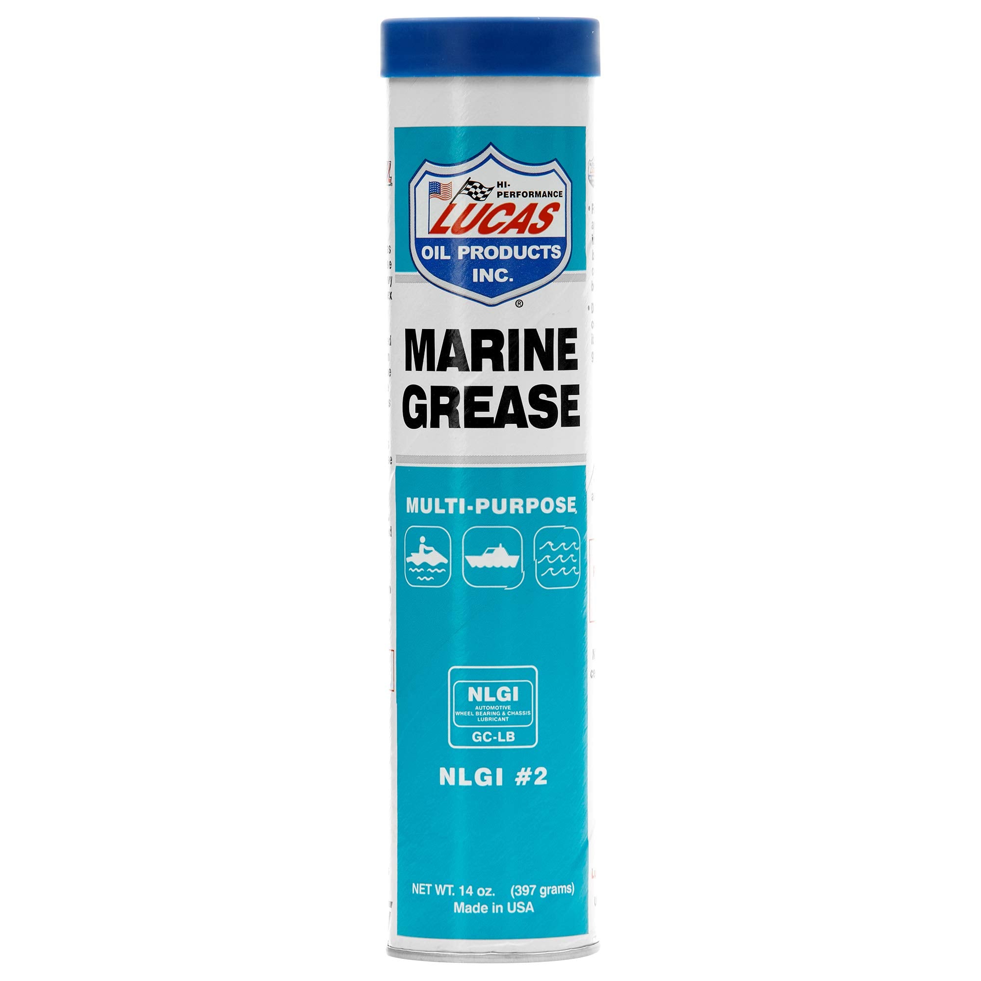 Lucas Oil Marine Grease - Lithium, 14oz (Pack of 10), Model 10320