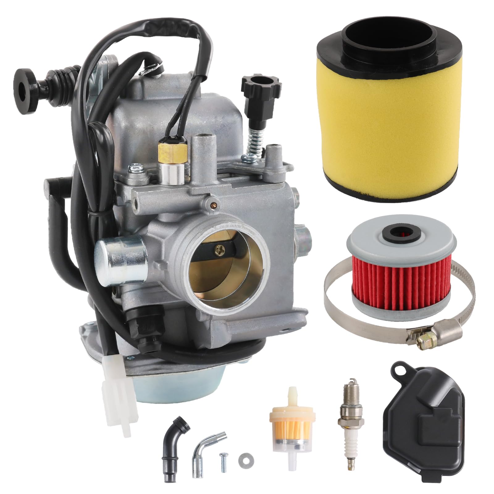 Radhlbniu Carburetor Compatible With Honda Trx350Es/Fe/Fm/Te/Tm Rancher 2000-2006, Trx450Fe/Fm/Es/S Foreman 1998-2004, Trx350/30