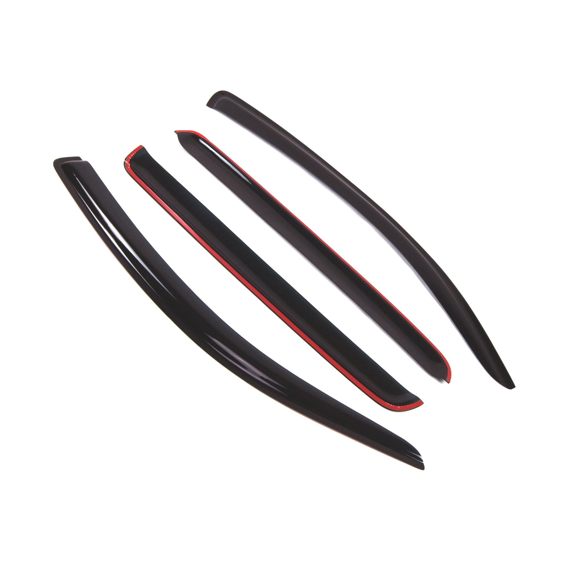Car Window Rain Guard | Outside Mount Visors Auto Side Window Deflectors | Windows Visor Rain Shields Compatible With 2007-2016