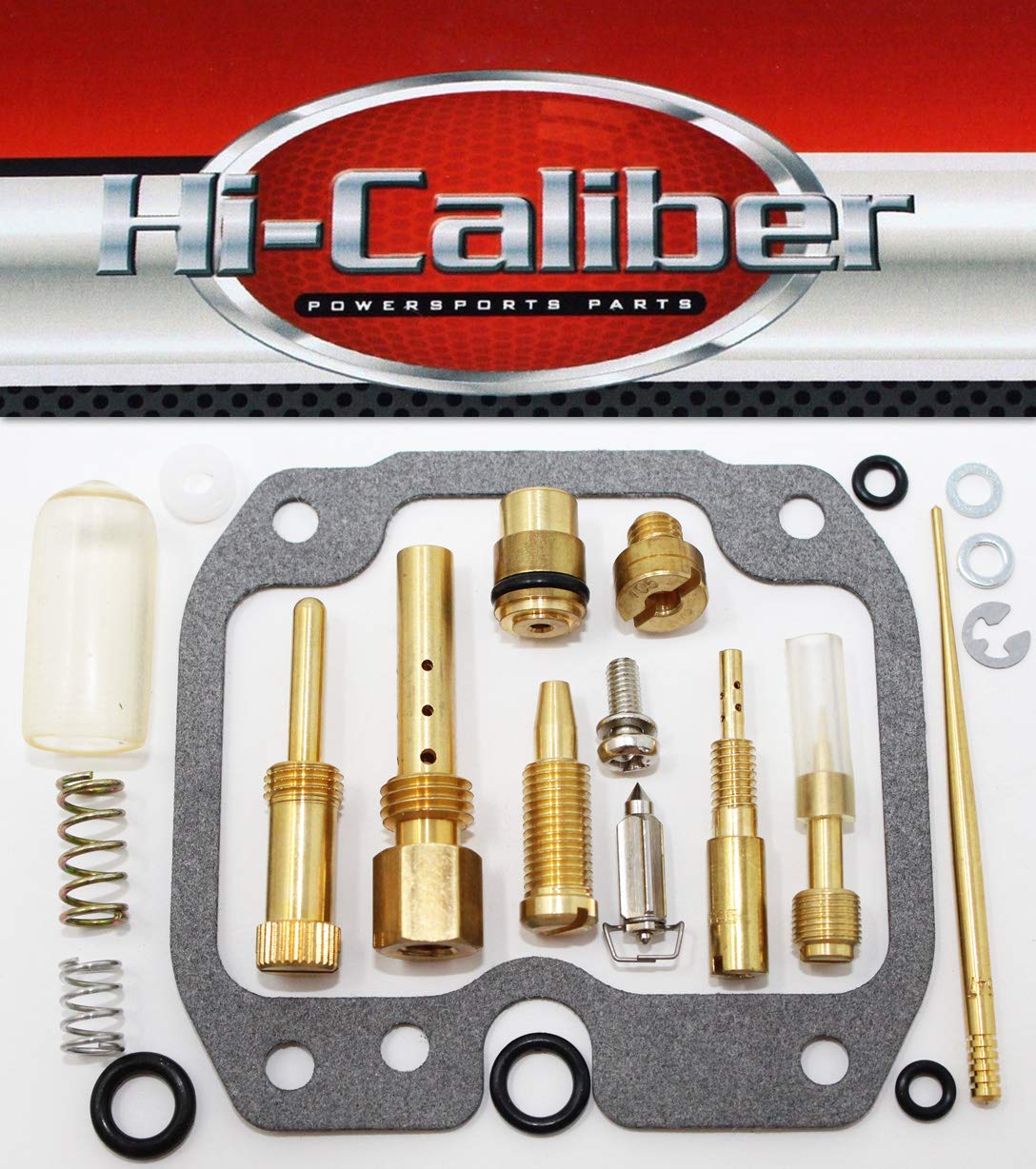 Hi-Caliber Powersports Parts Carburetor Rebuild Kit For 2003-2007 Bombardier Can-Am Can Am175 200 Rally Atvs Carb Repair