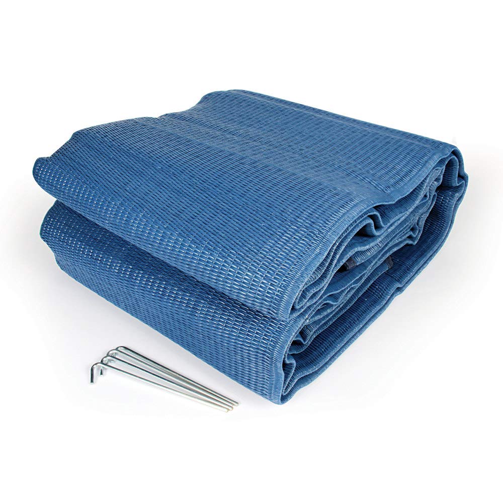 Camco 42821 Awning Mat 9 X12 Blue