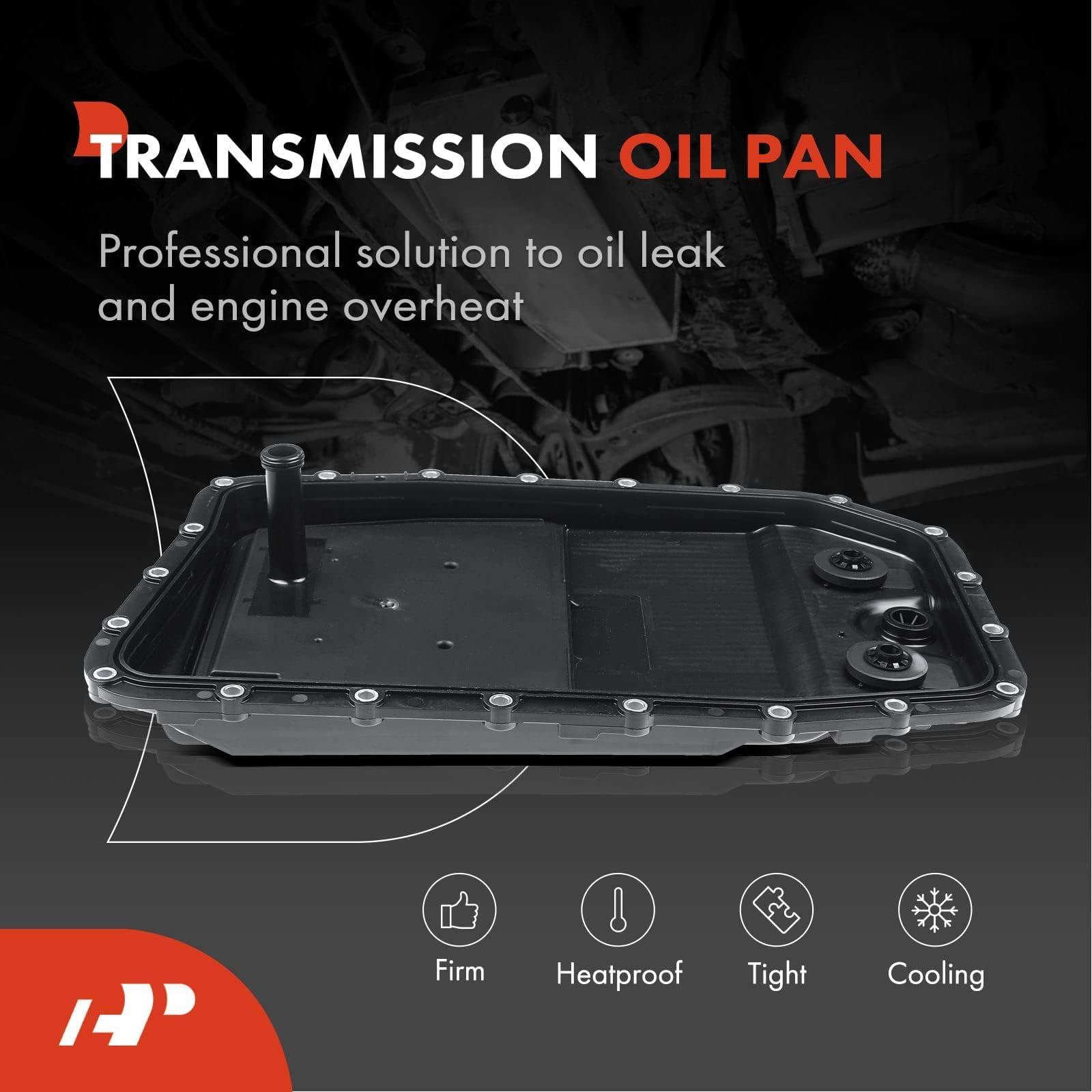 A-Premium Transmission Oil Pan Sump With Gasket Compatible With Bmw 335D, 545I, 550I, 645Ci, 650I, 745I, 745Li, 750I, 750Li, 760