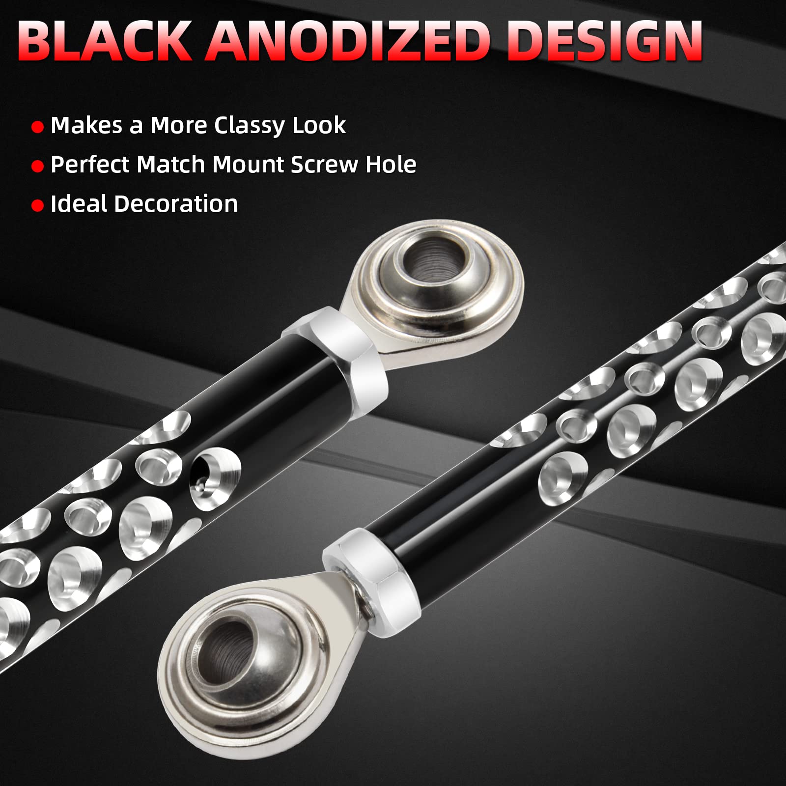 Amazicha Shift Linkage Gear Motorcycle Shifter Linkage Black Compatible For Harley Davidson Softail Dyna Touring Street Glide El