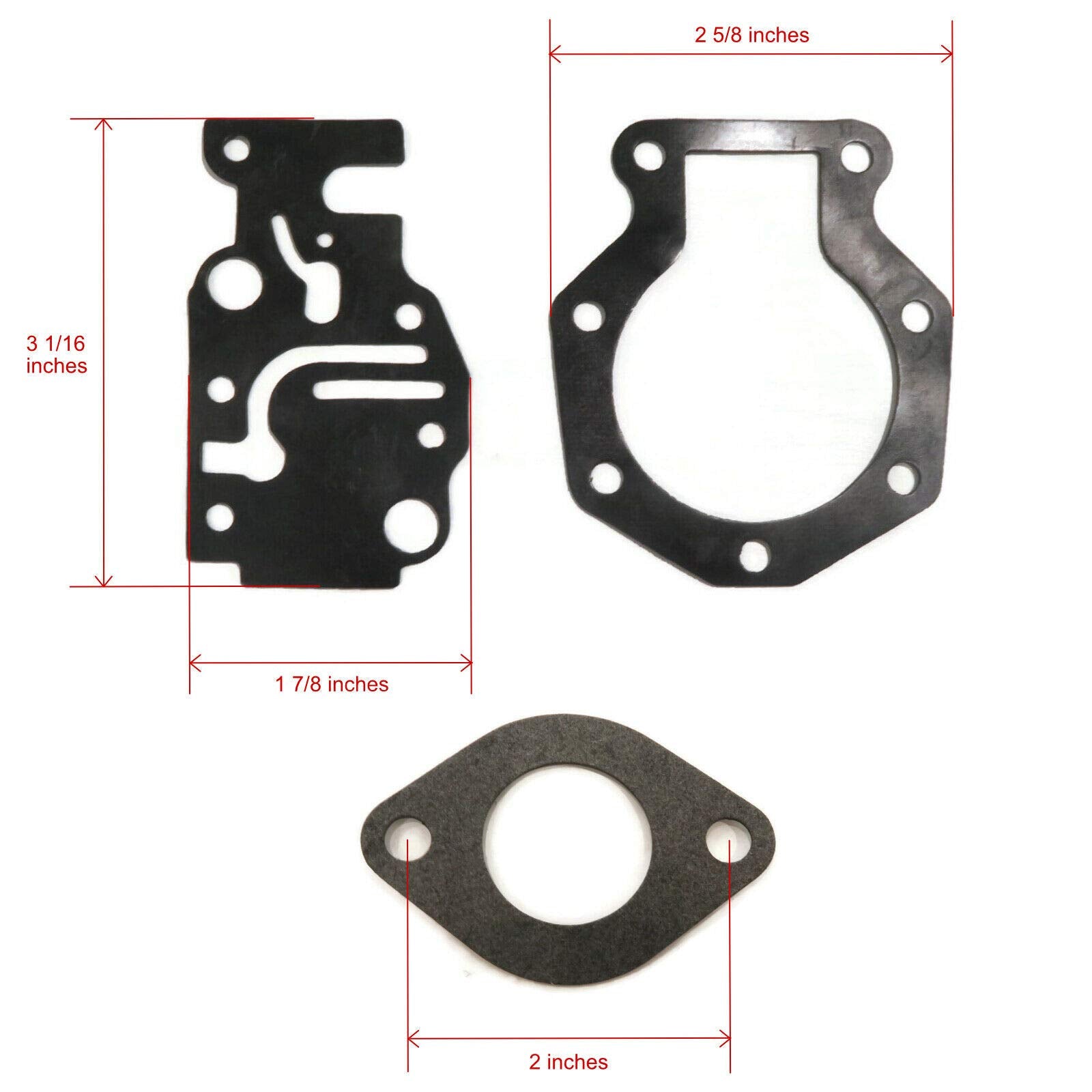 The Rop Shop | Carburetor Repair Kit For 1988 Evinrude 15Hp, E15Eccs, E15Rccs, J15Elccs Engines