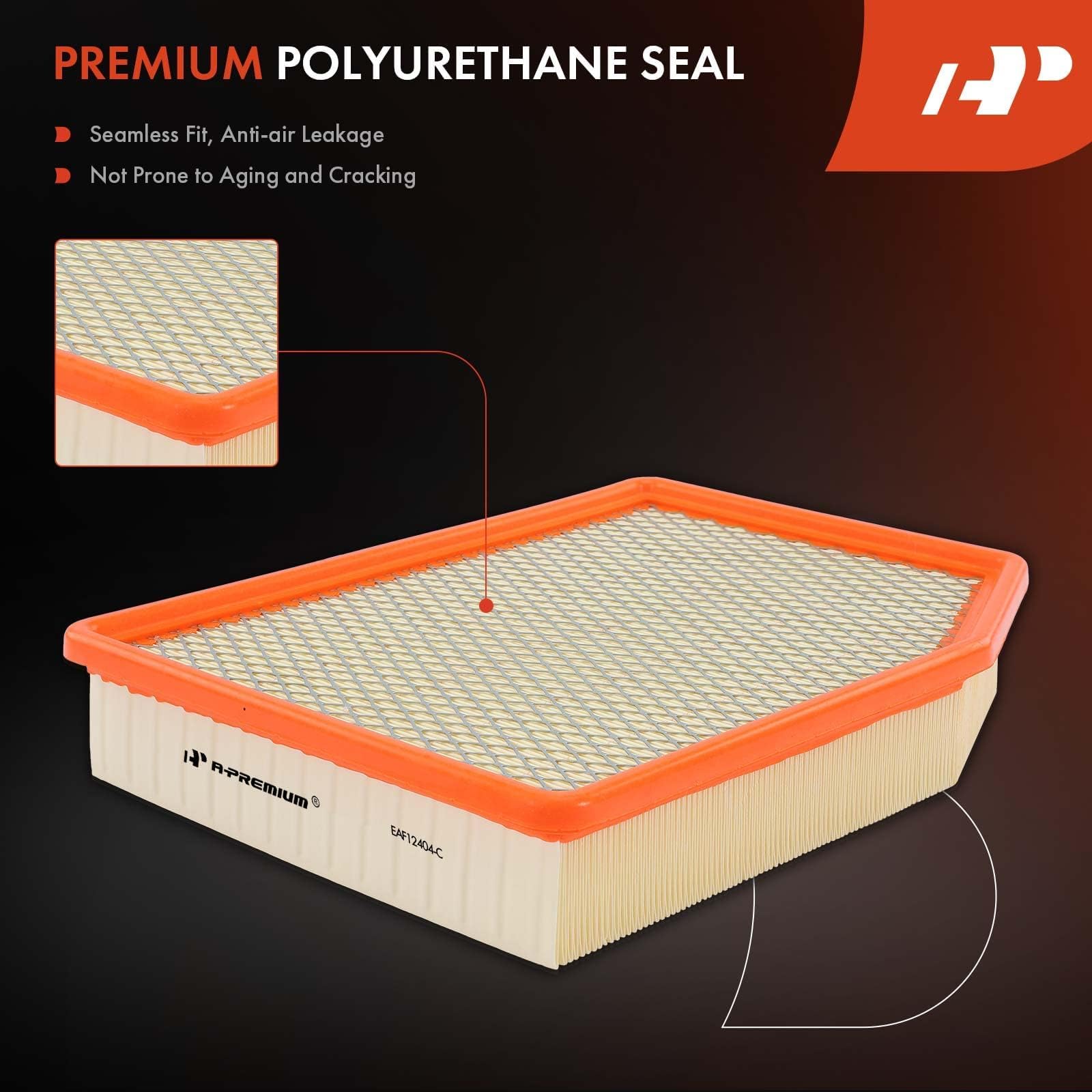 A-Premium Engine Air Filter Compatible With Cadillac Escalade Esv & Chevrolet Silverado 1500, Suburban, Tahoe & Gmc Sierra 1500,