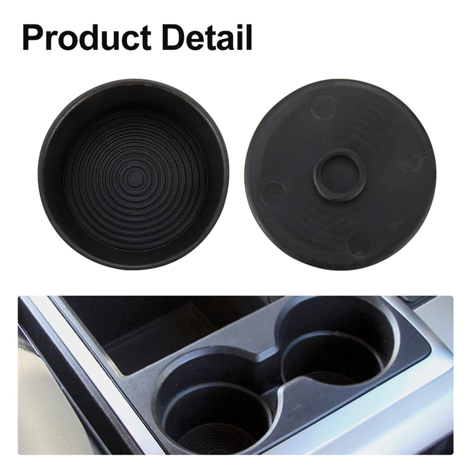 Kiwi Master Cup Holder Insert Compatible For 2009-2016 Dodge Ram 1500 2500 3500 Heavy Duty Replacement Floor Mounted Center Console With Bucket Seats, 1 Pcs
