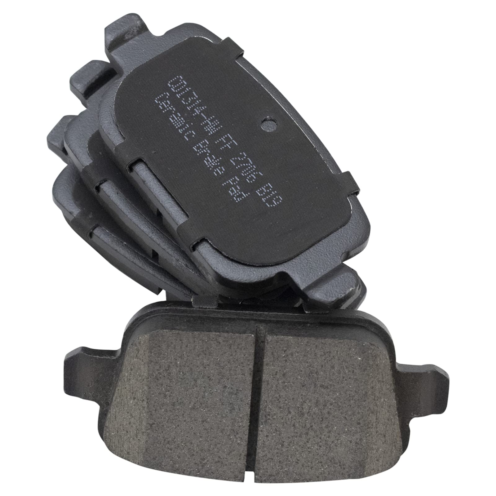 TRQ Rear Brake Pads Ceramic Compatible with 2008-2012 Land Rover LR2 2007-2009 Volvo S80