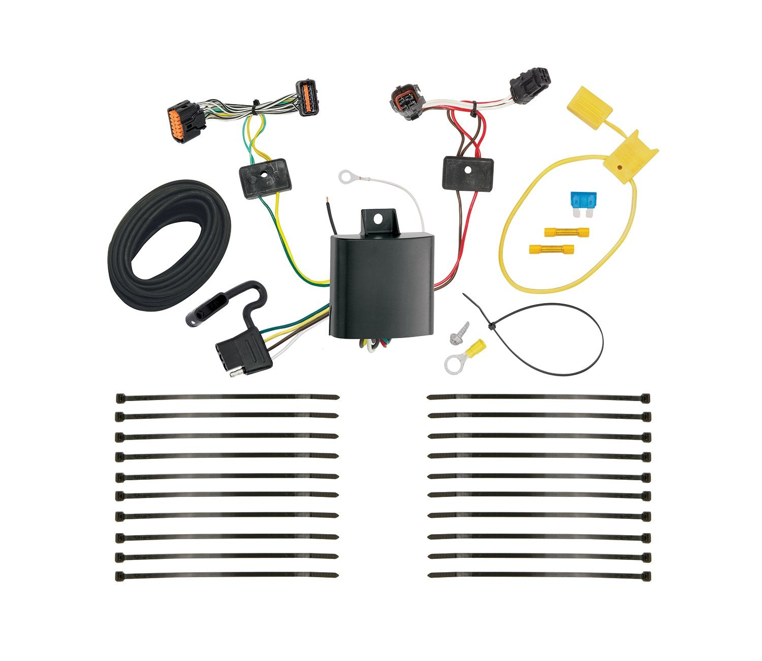 Tekonsha T-One T-Connector Harness, 4-Way Flat, Compatible with Select KIA Sportage