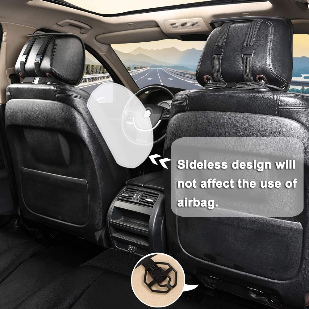 Black Panther Car Seat Cover, 1 Piece Universal Sideless Driver Seat Protector, Universal Fit 95% Vehicles, Without Lumbar Suppo