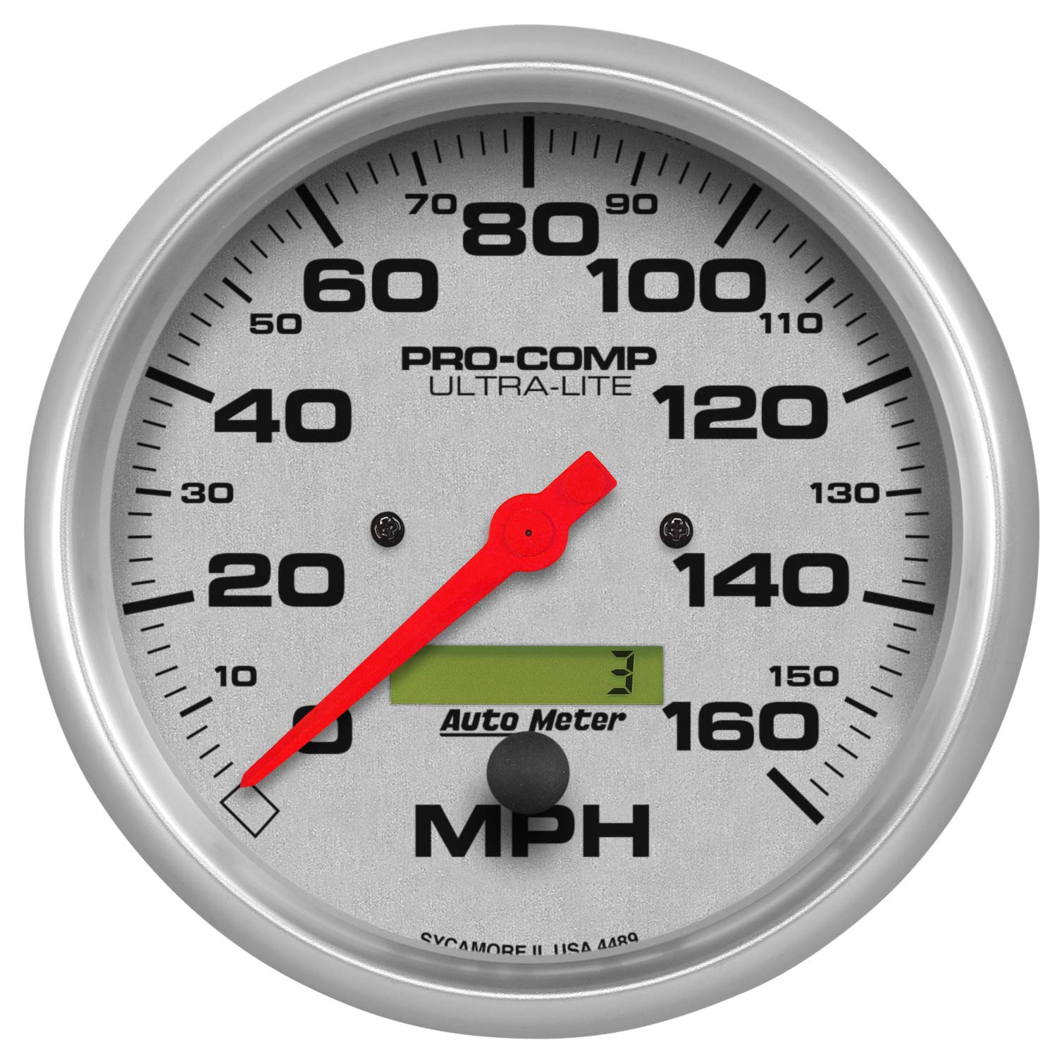 Auto Meter 7024-Ul Gauge Kit, 6 Pc, Nova 69-76, Tach/Mph/Fuel/Oilp/Wtmp/Volt, Ultra-Lite