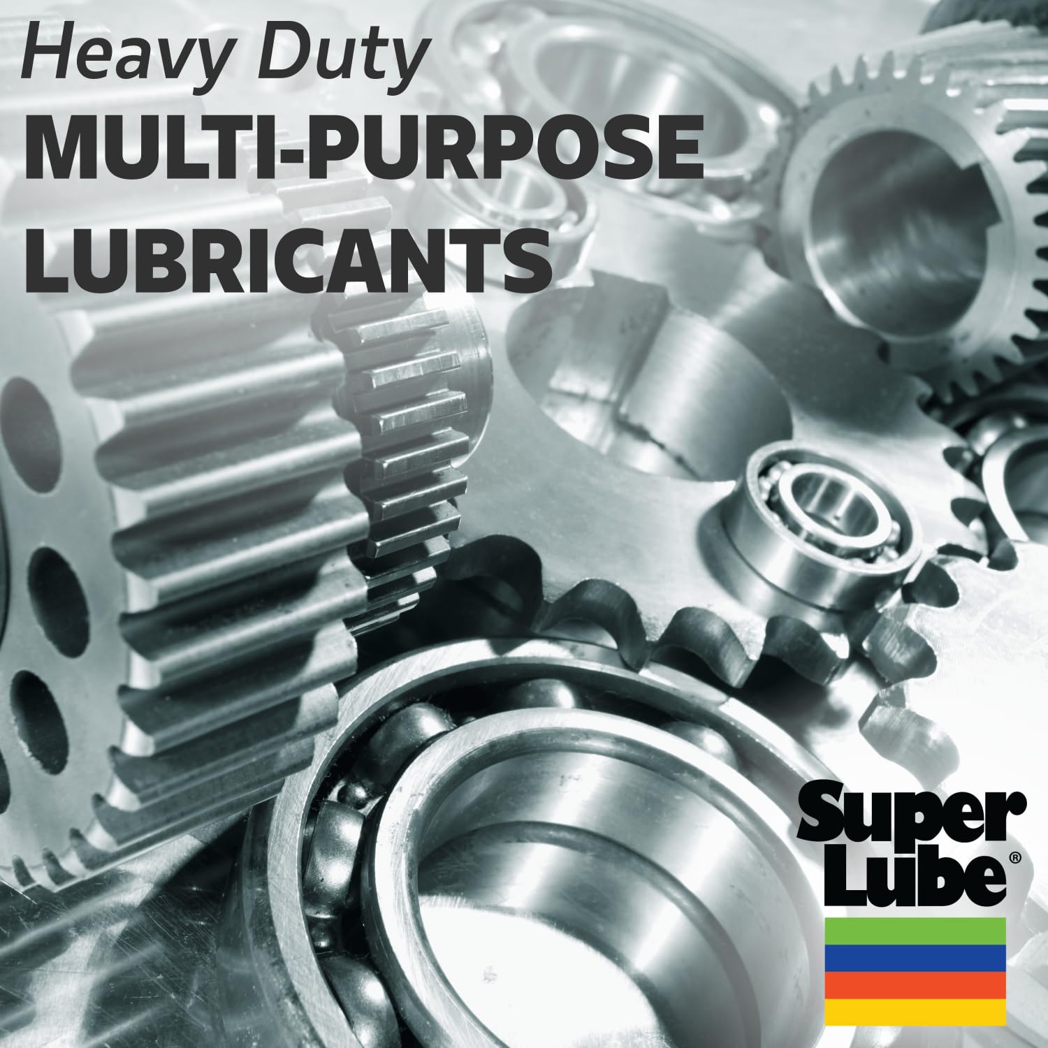 Super Lube Synthetic Gear Oil - ISO 150, 1qt Bottle, Translucent Amber, NSF Certified Food Grade, Heavy Film Lubrication