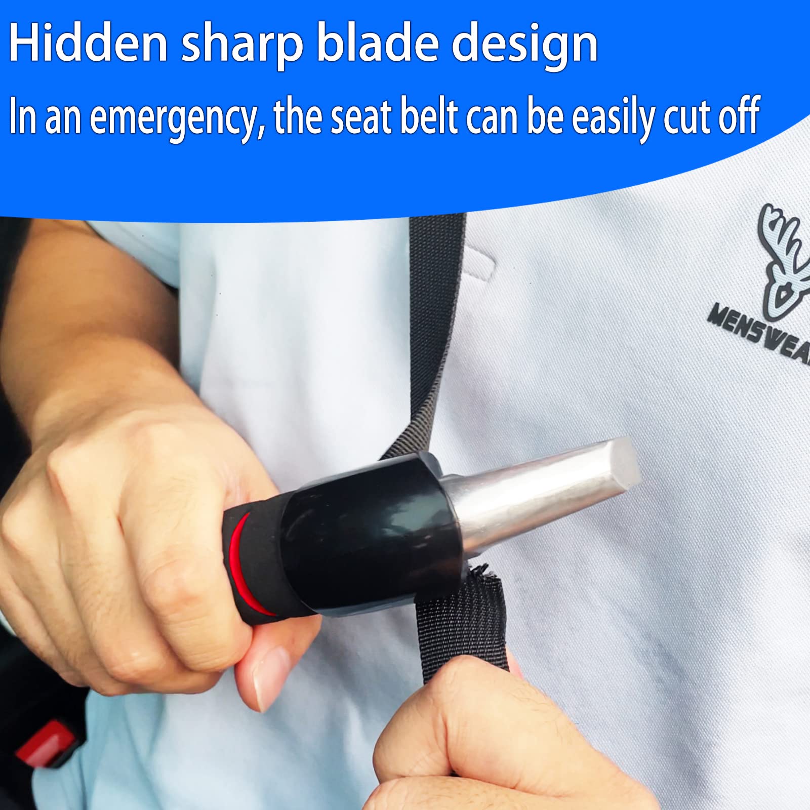 KOUNATSURI Car Door Handle Assist - Red Multifunction Support Handle for Elderly and Handicapped