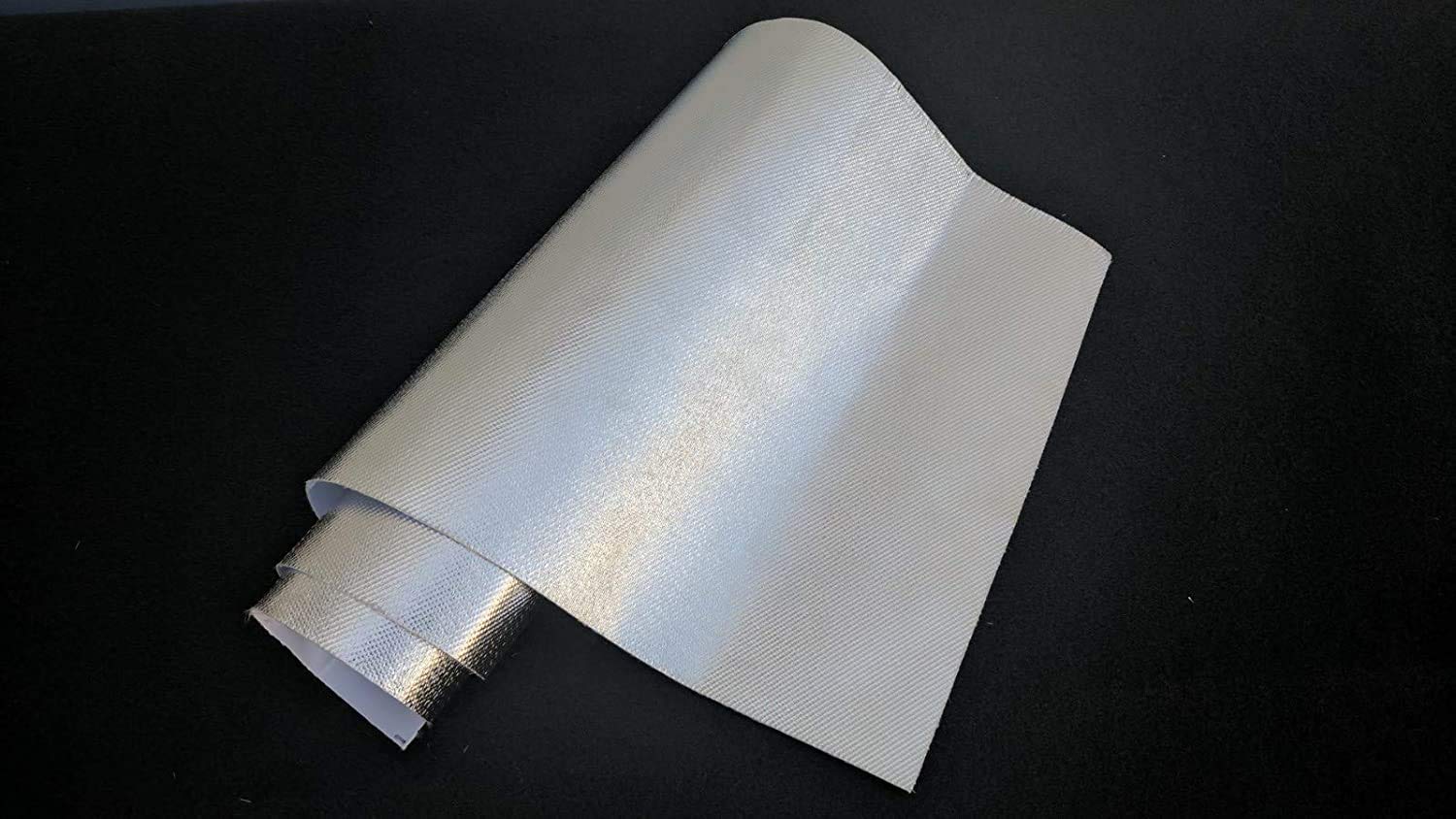 Wisauto Aluminized Heat Shield Thermal Barrier Adhesive Backed Heat Blanket (12'' X 24'')