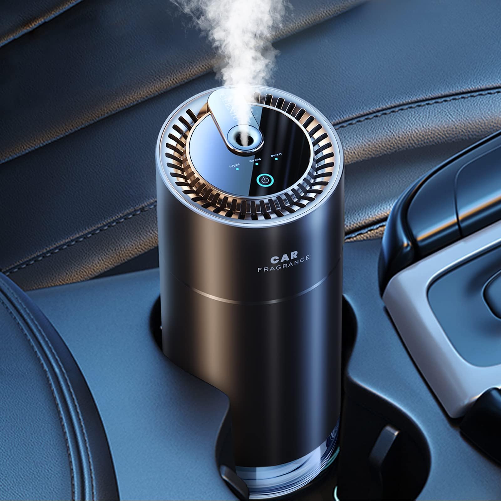Ceeniu Smart Car Air Fresheners, New Smell Experience By Ultrasonic Mist, Auto On/Off, Powerful Built-In Battery, Natural Fragra