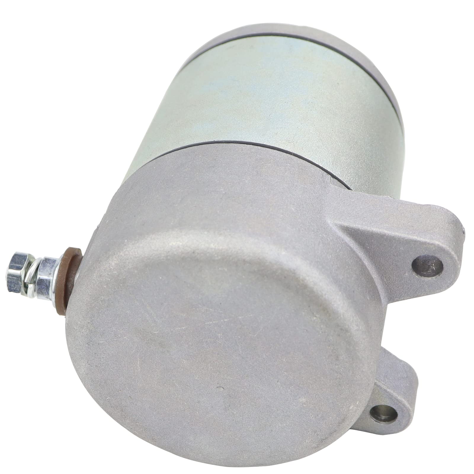 STABSOLI Starter Motor & Solenoid Relay for Honda 350 Fourtrax Rancher TRX350 2000-2006, Metal, Silver, Model 31200-HN5-