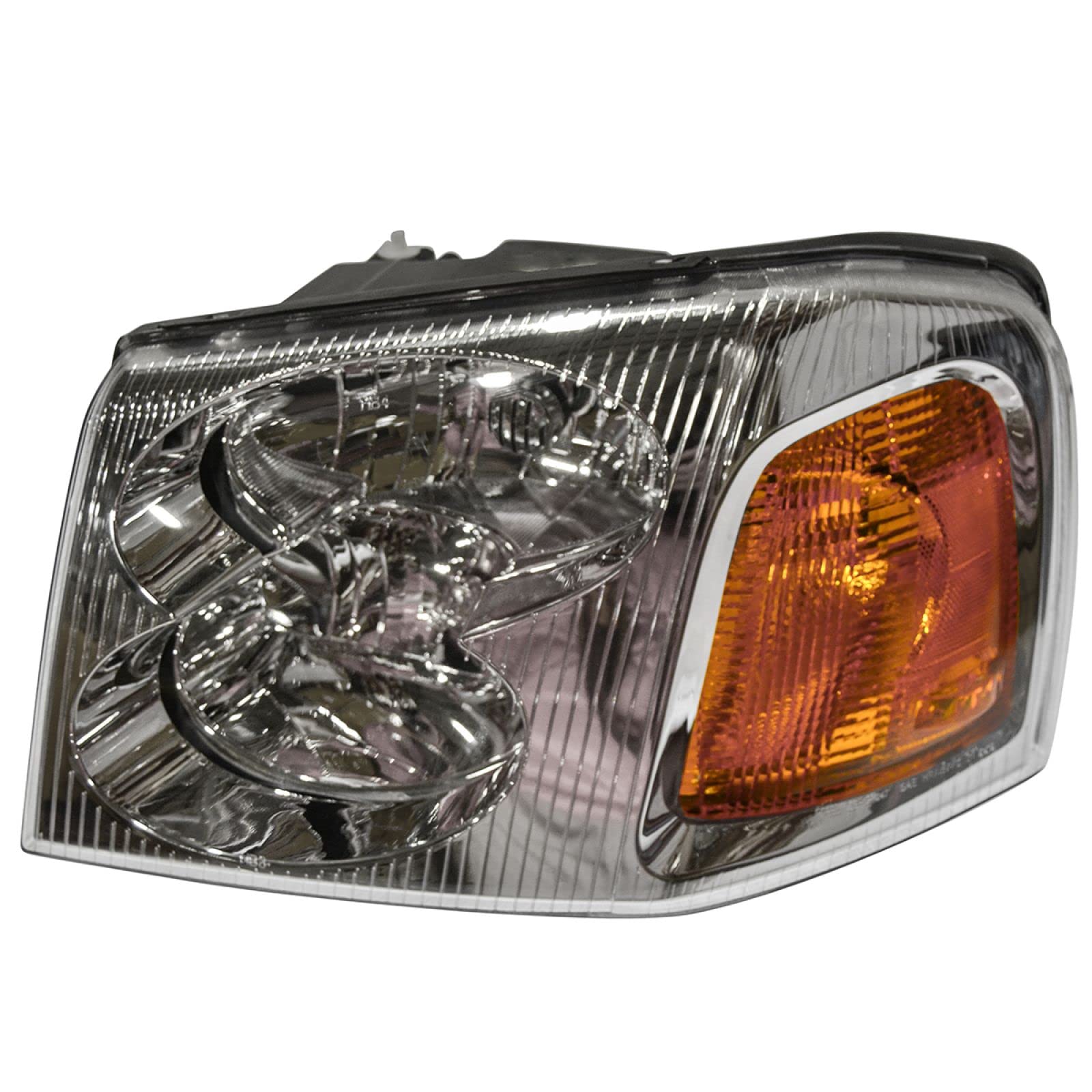Trq Driver & Passenger Side Headlight Assembly Set Headlights Driver & Passenger Side Compatible With 2002-2009 Gmc Envoy 2002-2