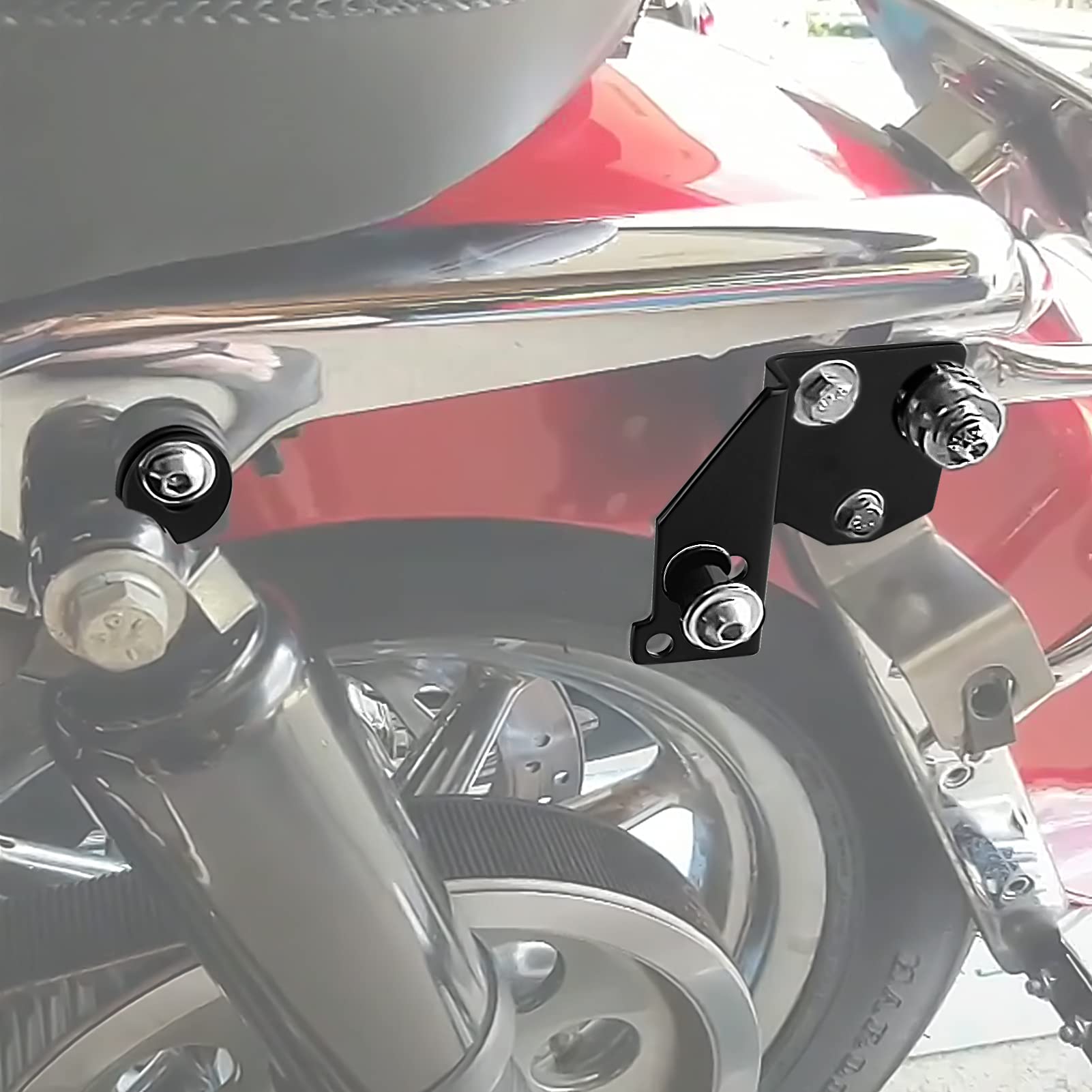 Mofun Detachable Front Docking Hardware Kit Compatible With 1997-2008 Harley Touring Road King Street Road Electra Glide