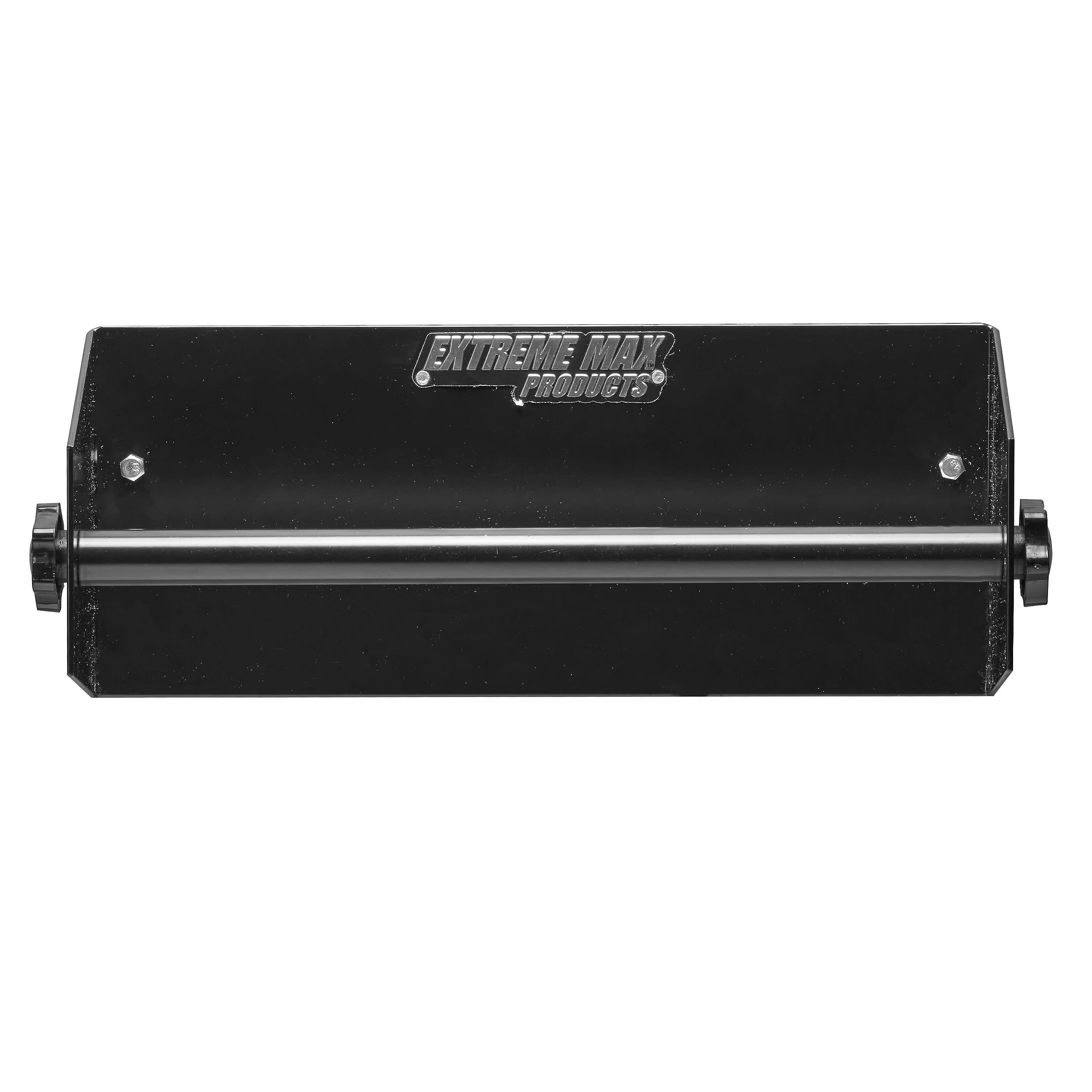 Extreme Max 5001.6131 Aluminum Wall-Mount Paper Towel Holder For Enclosed Trailer, Shop, Garage, Storage - Black