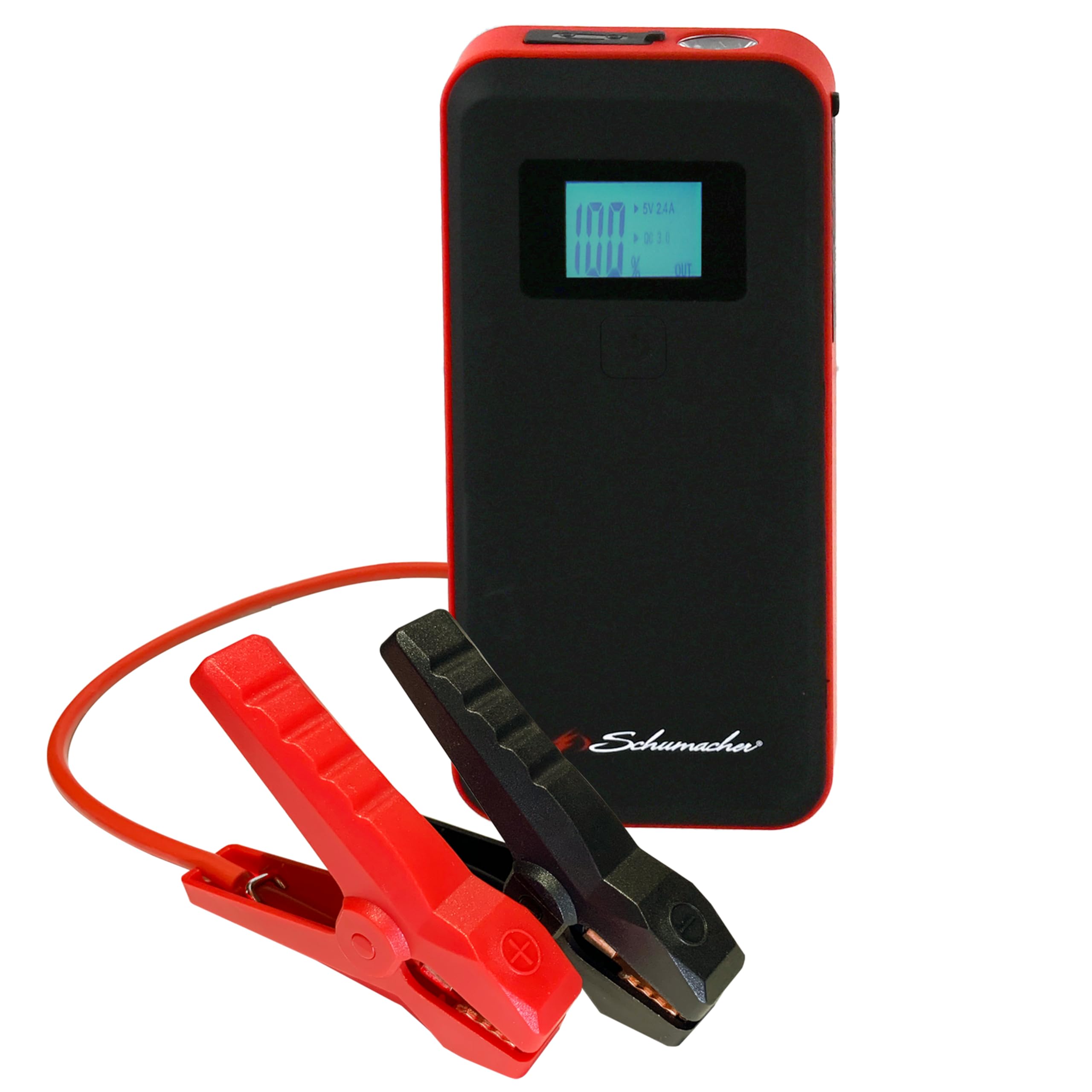 Schumacher Electric 1000 Peak Amp 12V Portable Lithium Car Battery Jump Starter & Power Pack - Lithium Ion Jump Box - With Usb C