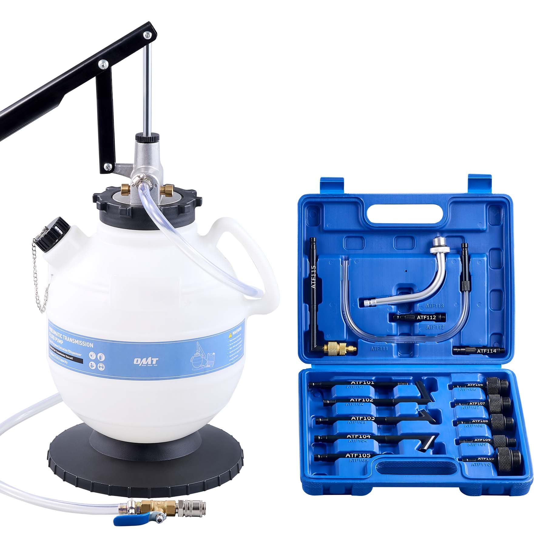 Orion Motor Tech 7.5L Transmission Fluid Pump, 2 Gallon Manual ATF Refill Kit Transmission Fluid Hand Pump Automotive, Transmiss