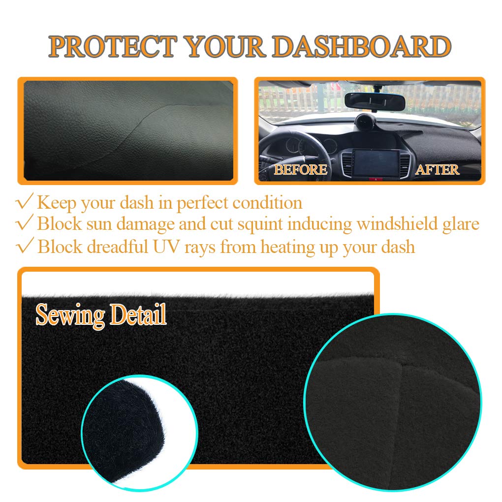 Dashboard Cover Dash Mat Fit For 2007-2014 Chevy Chevrolet Tahoe Suburban,2007-13 Chevy Avalanche Silverado 1500 2500 3500 Ltz /